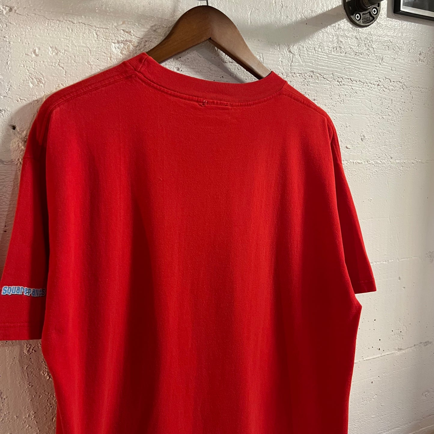 Vintage 2002 SpongeBob SquarePants Graphic T-Shirt - Size Large - Red