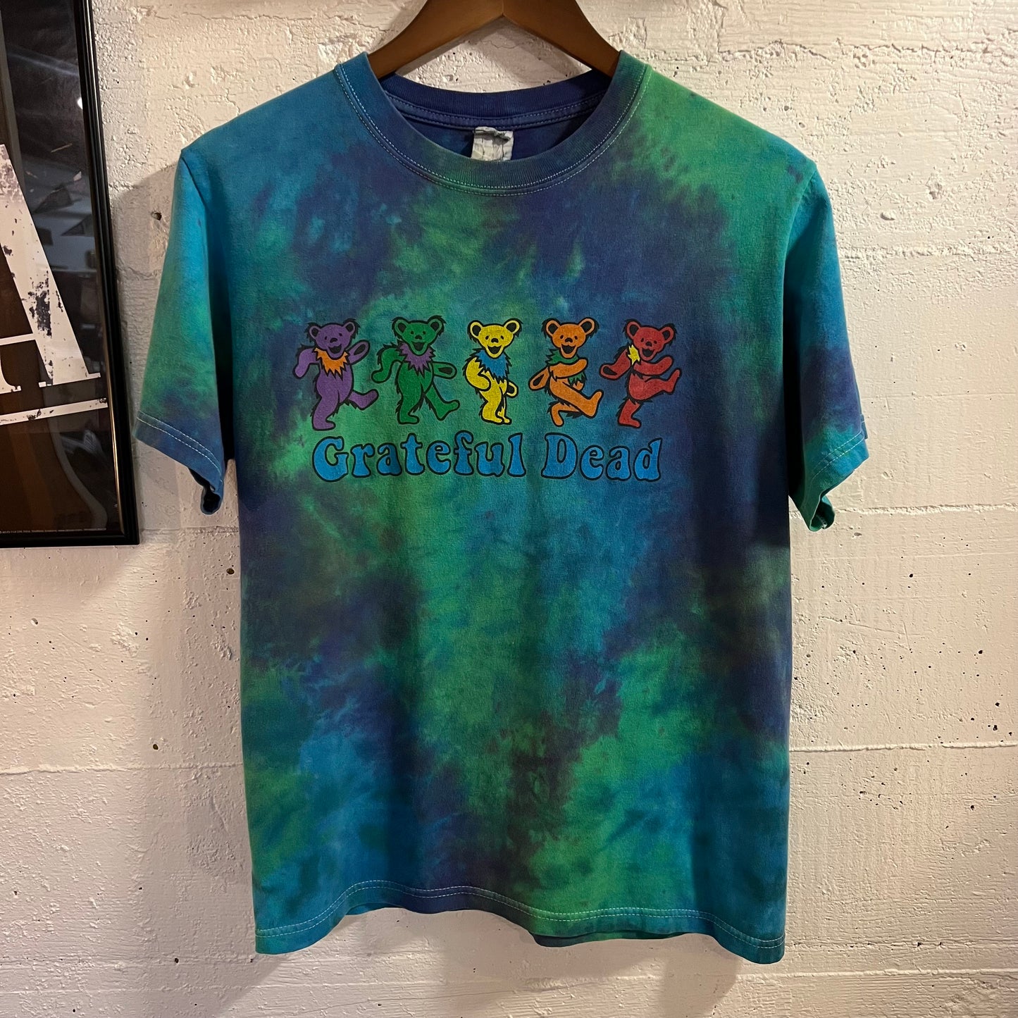 Vintage 2000’s Grateful Dead Bears Tie-Dye Graphic Baby T-Shirt - Size Small - Blue/Green/Multi