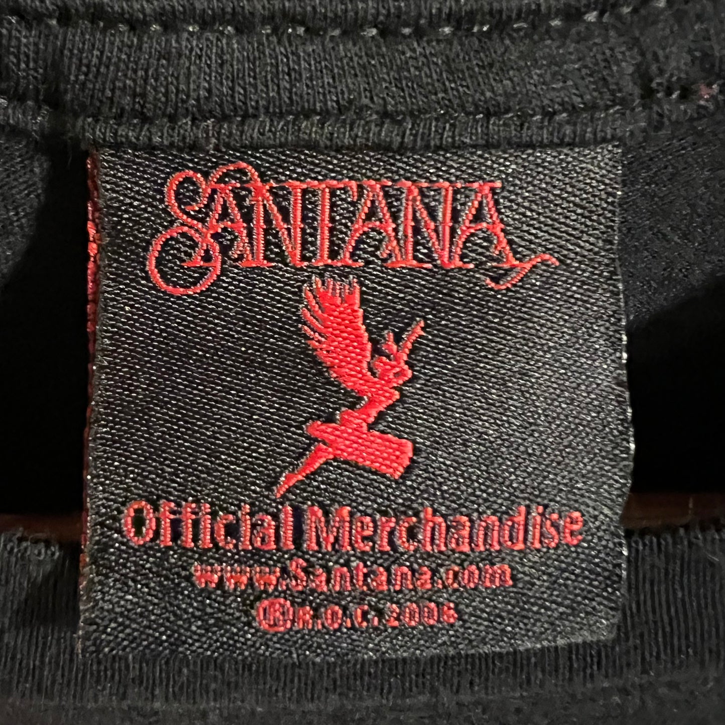Vintage 2006 Santana Band Official Merchandise Baby T-Shirt - Size Small - Black/Multi