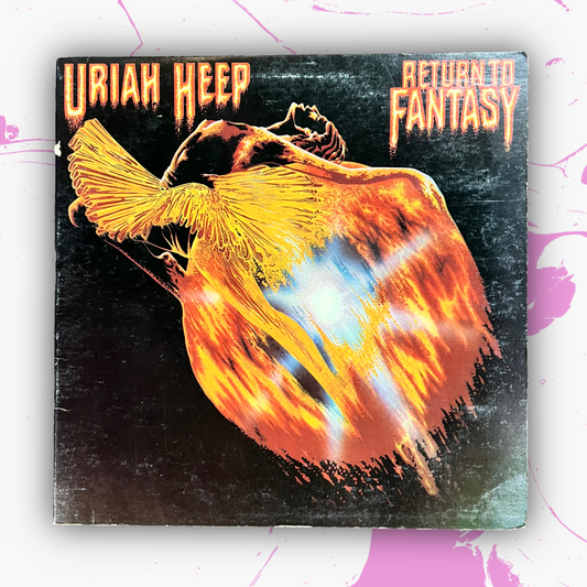 Vintage 1975 Uriah Heep 'Return To Fantasy' Vinyl Record