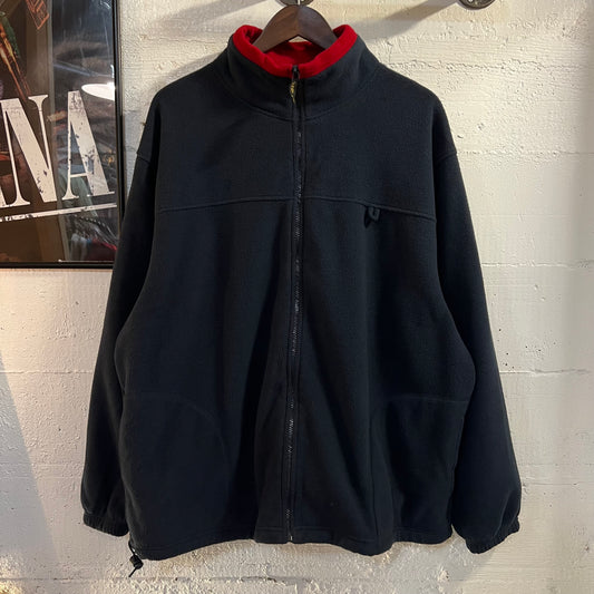 Vintage Roundy Ridge Zip Up Fleece Jacket - Size XL - Navy/Red