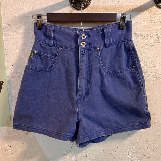 Vintage 90's ESPIRIT High Waisted 2" Denim Shorts - Size 7/8(26"x2") - Pigment Dyed