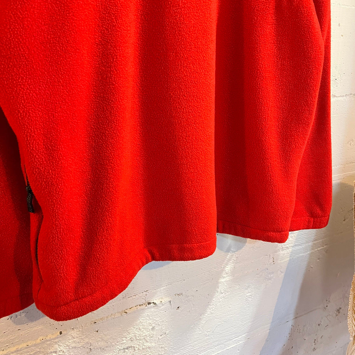 Vintage 90’s Eddie Bauer EBTEK 3/4 Zip Fleece Pullover Jacket - Size Large - Red/Black