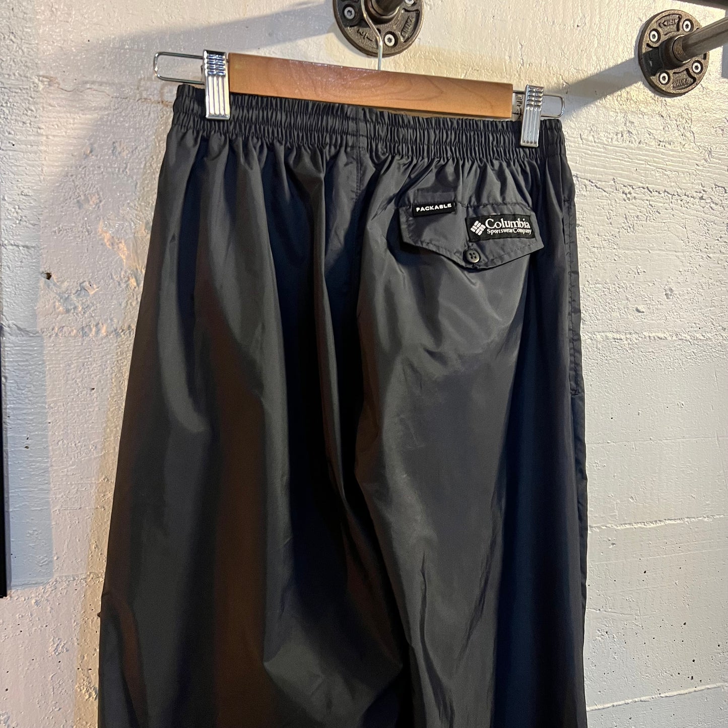 Vintage Columbia Sportswear Women's Packable Waterproof Pants - Size Small - Navy