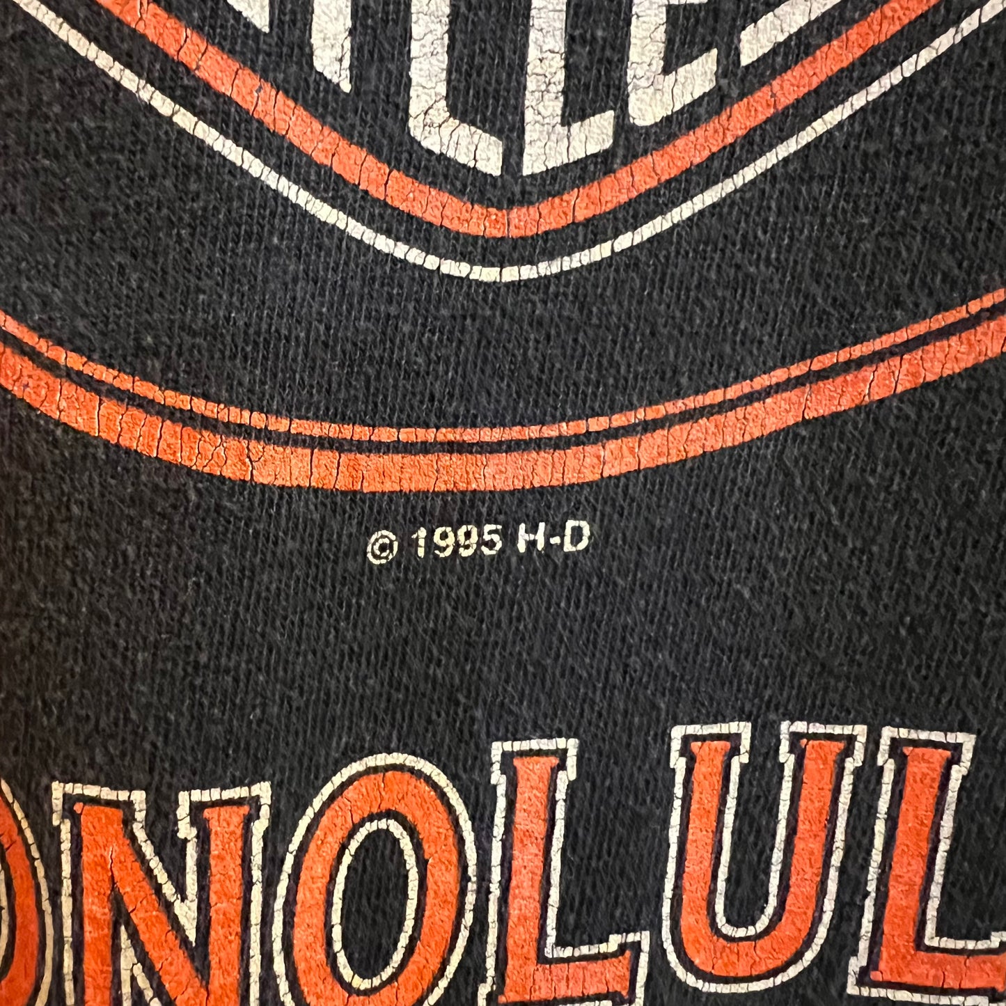 Vintage 90's Harley Davidson Honolulu Hawaii Pocket T-Shirt - Size XXL - Made In USA - Single Stitch