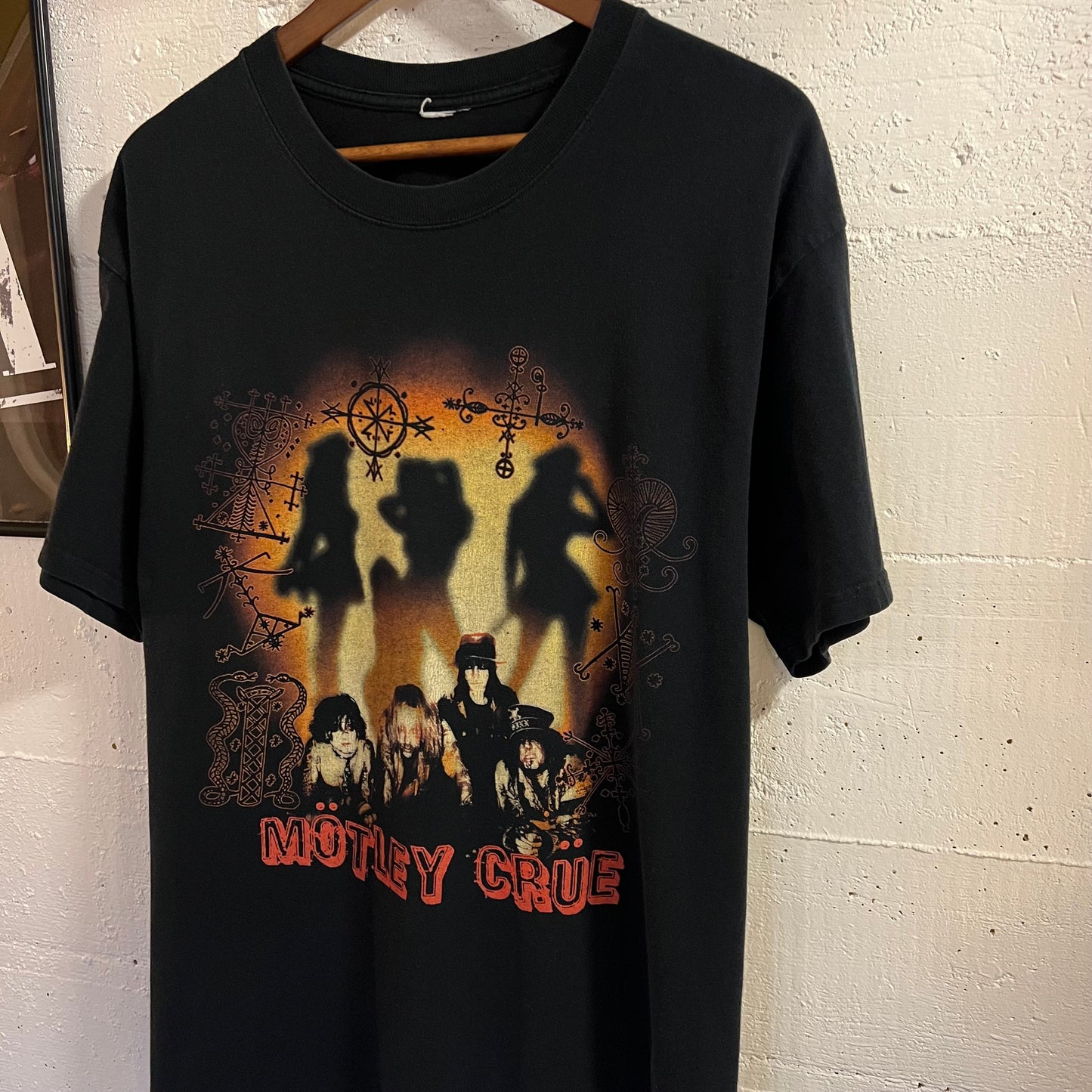 Vintage 2006 Motley Crüe 'Route Of All Evil' Tour Graphic T-Shirt - Size Large - Black - 100% Cotton