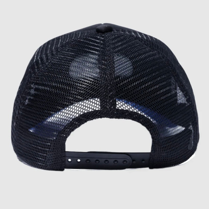*New* XLARGE 'Recreations' Mesh Trucker Cap - O/S - Black/Blue
