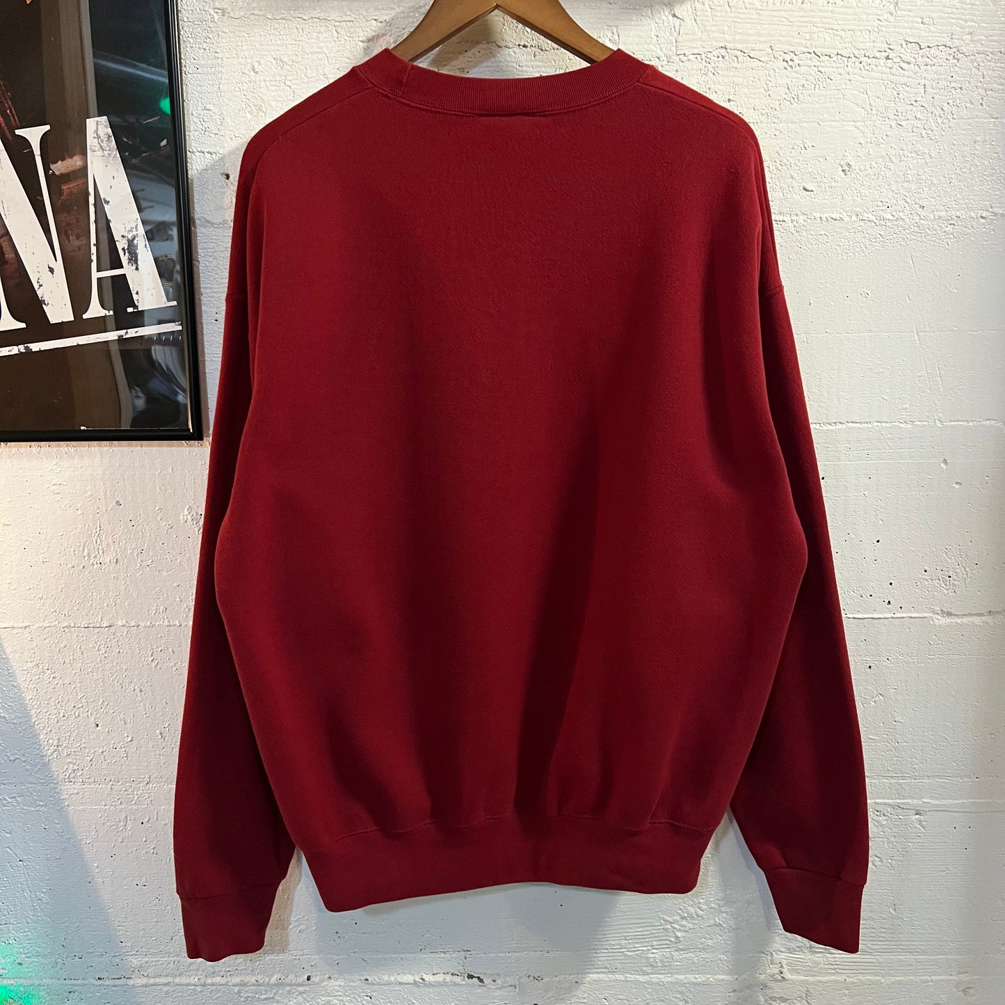 Vintage 90's WSU Cougars Embroidered Crewneck Sweatshirt - Size Large - Made In USA - Nutmeg Mills