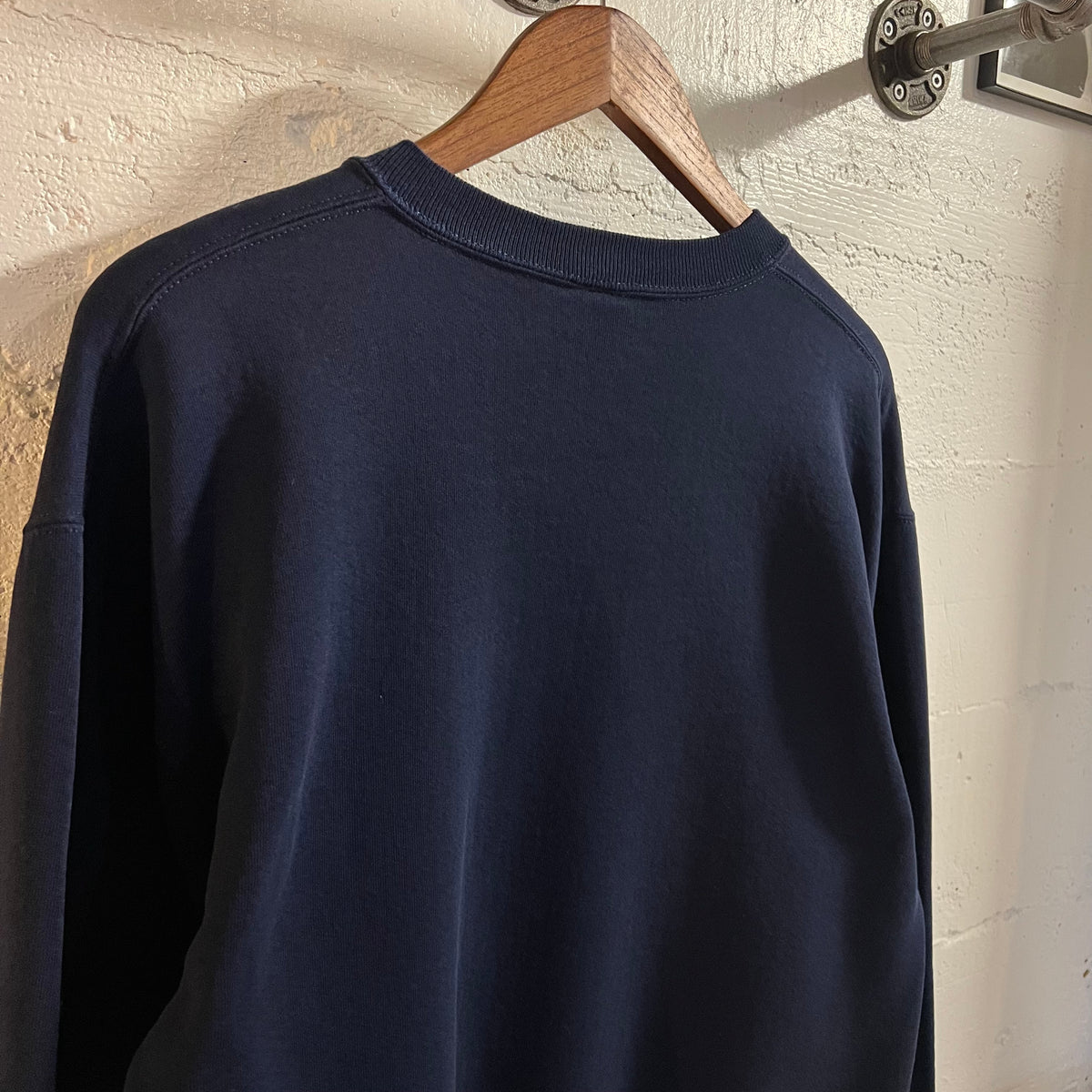 Vintage 90’s Russell Athletic Oswego State University, NY Crewneck Sweatshirt - Size Large - Made In USA - Navy/Yellow/White