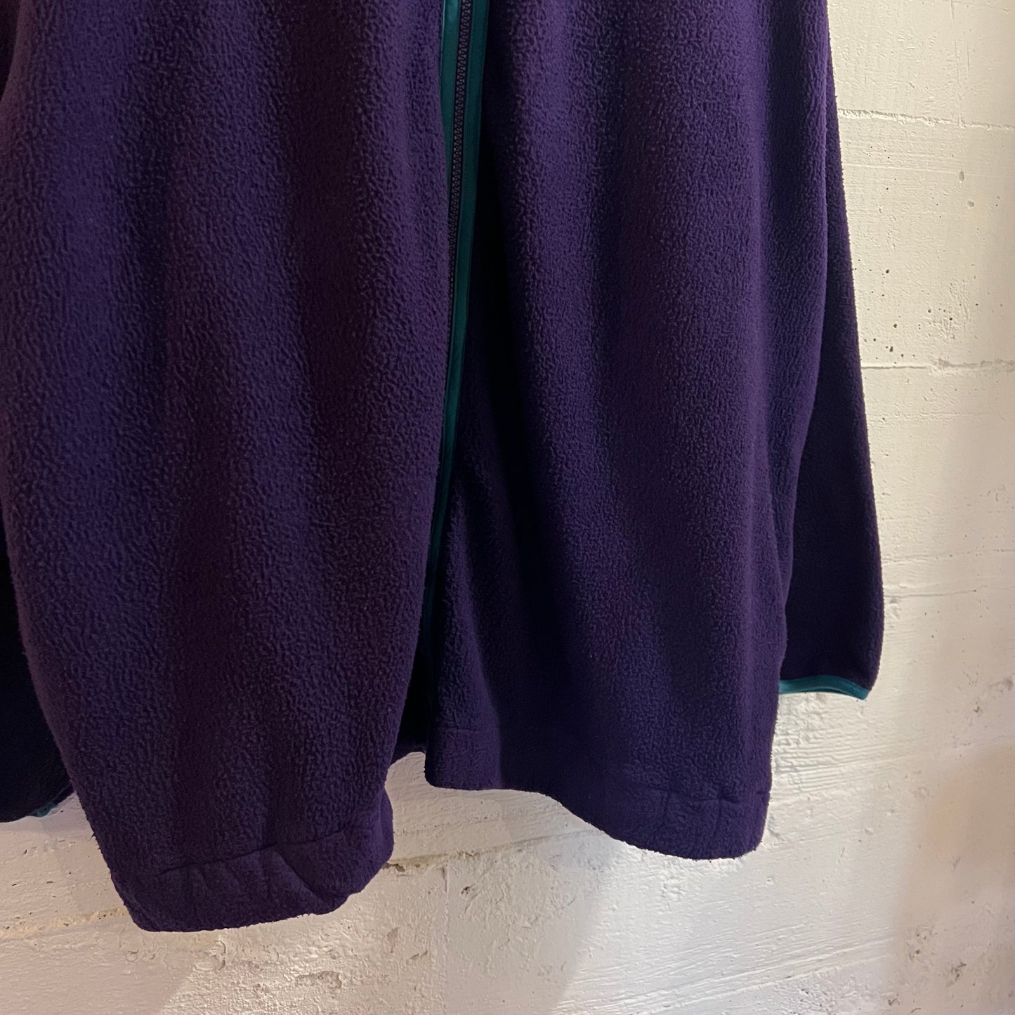 Vintage Venezia Vitale Zip Up Fleece Jacket - Size XL - Purple/Teal/Pink