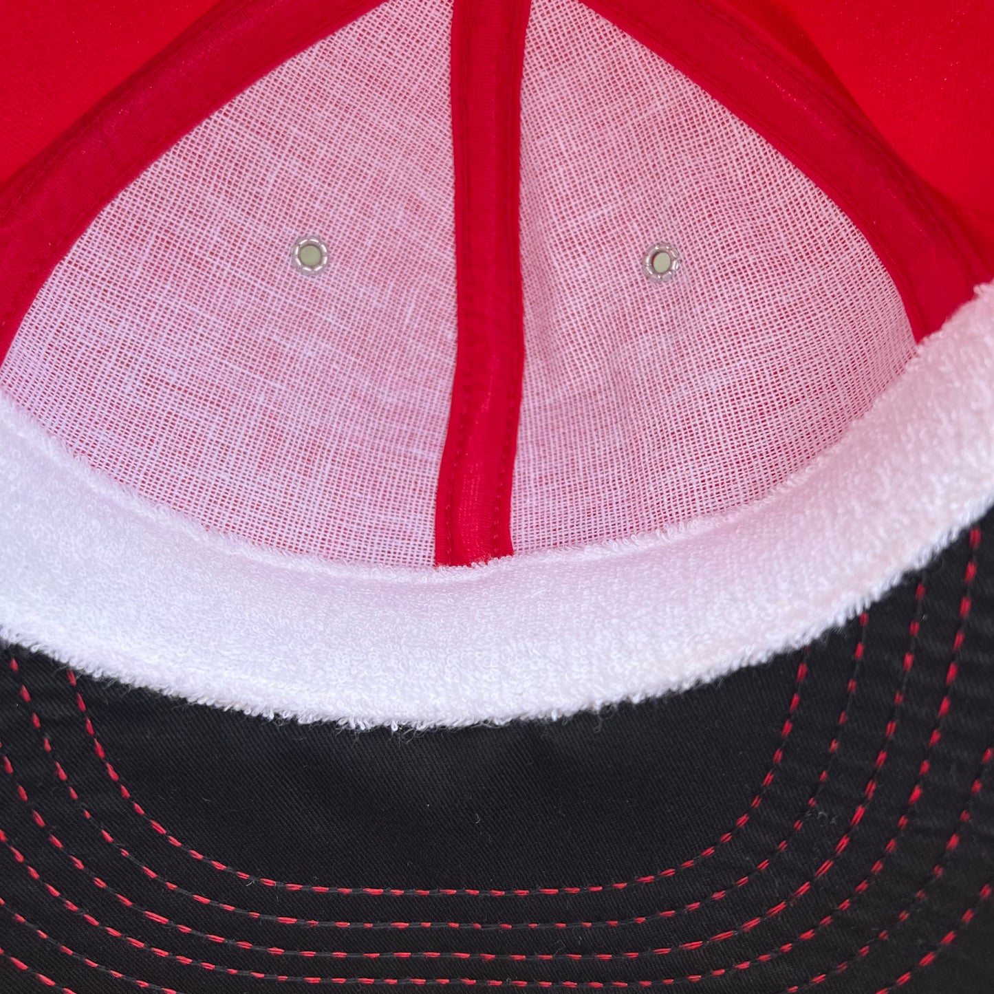 Vintage 80's Marlboro Racing Team Snapback Hat - O/S - Made In USA - Red/White