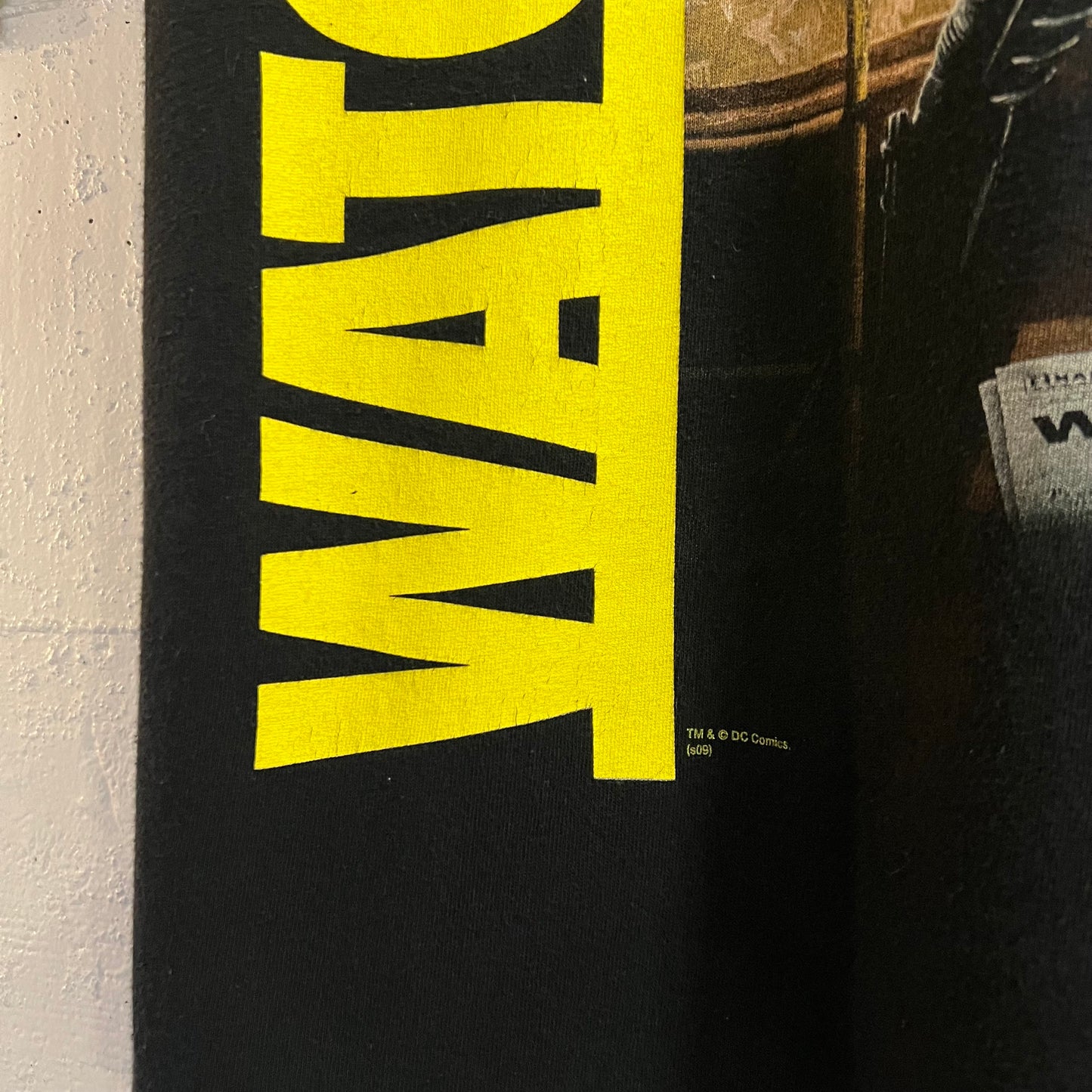 Vintage 2000’s Watchmen DC Comics TV Show Graphic Baby T-Shirt - Size Small - Black/Yellow/White/Multi