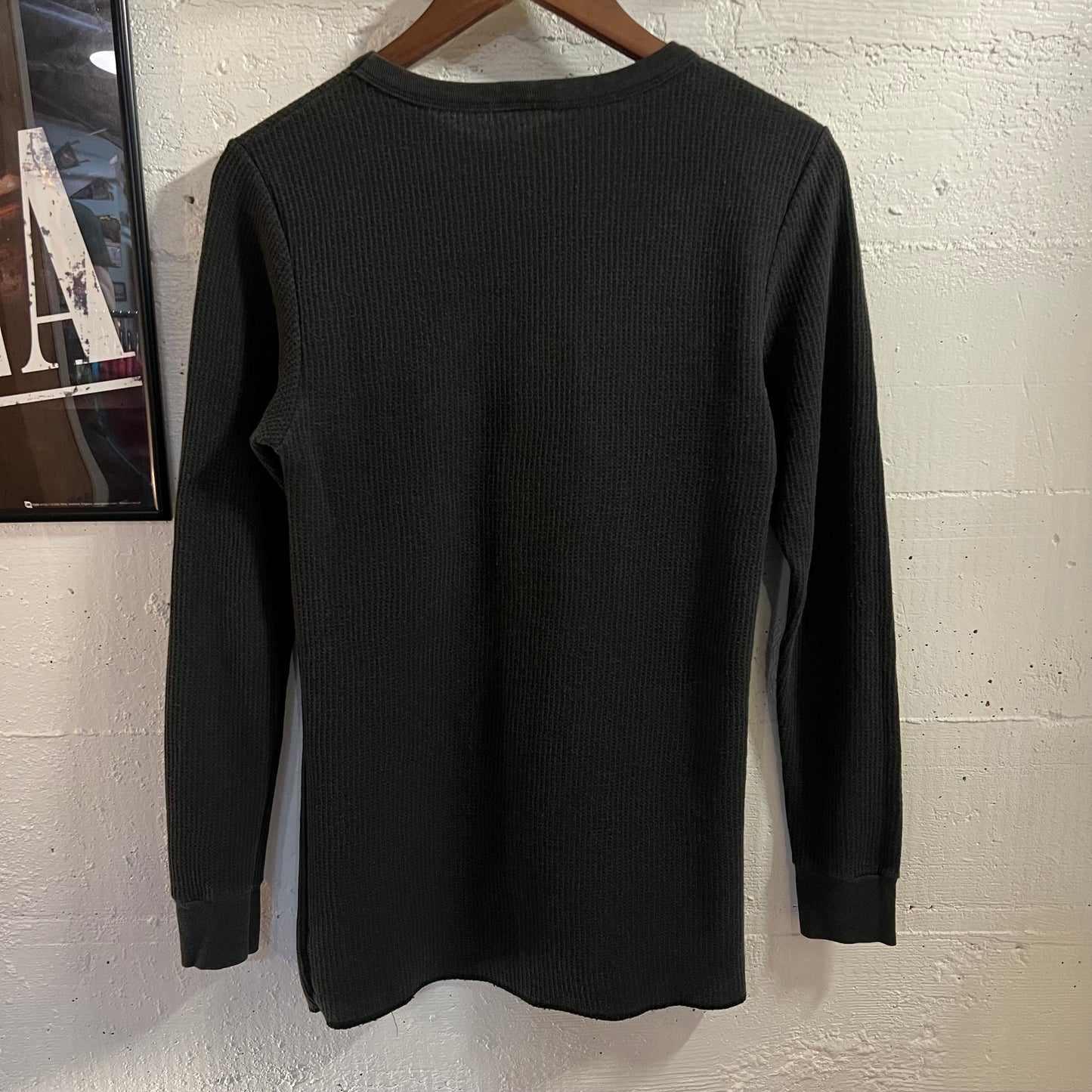 Vintage 90’s Bob Marley ‘Get Up Stand Up’ Long Sleeve Thermal T-Shirt - Size Large - Black/Multi