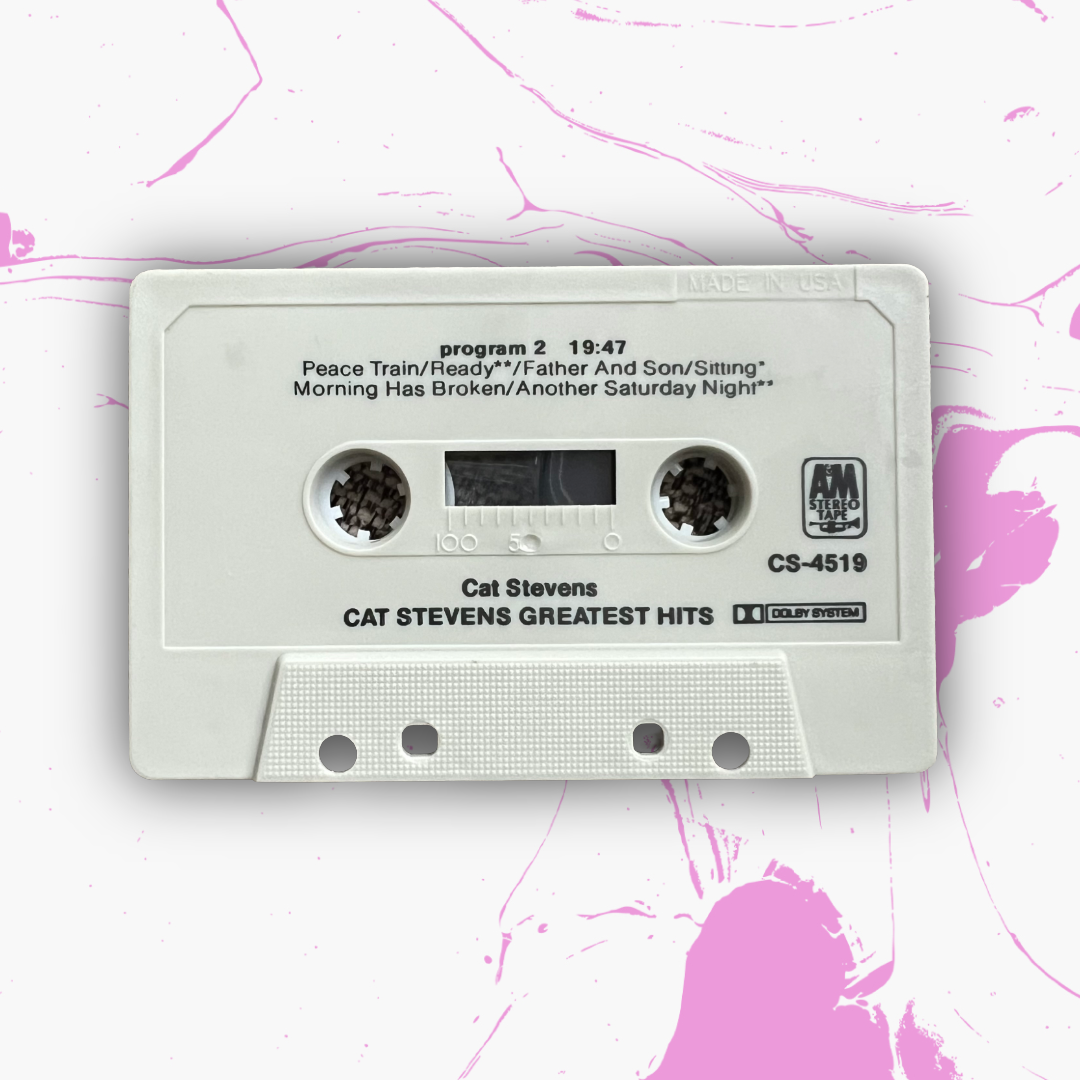 Vintage 1972-1975 Cat Stevens ‘Greatest Hits’ Cassette Tape