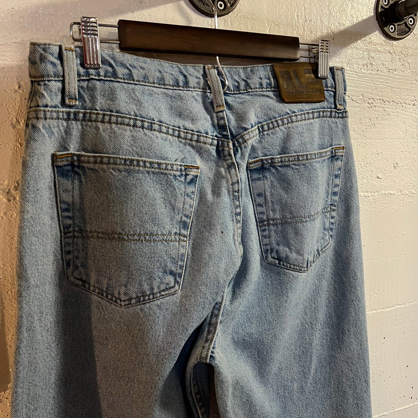 Vintage 2000's Polo Jeans Company Ralph Lauren Relaxed Fit Light Wash Button Fly Denim Jean - Size 32" x 34" - 100% Cotton