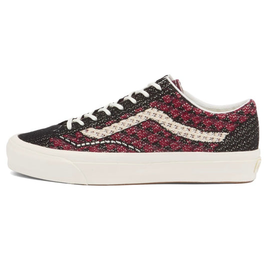 *New* Vans Lx Old Skool 36 Ek Sneaker - Size 9.5M/11W - Geo Check Bordeaux - VN000EFKBRD