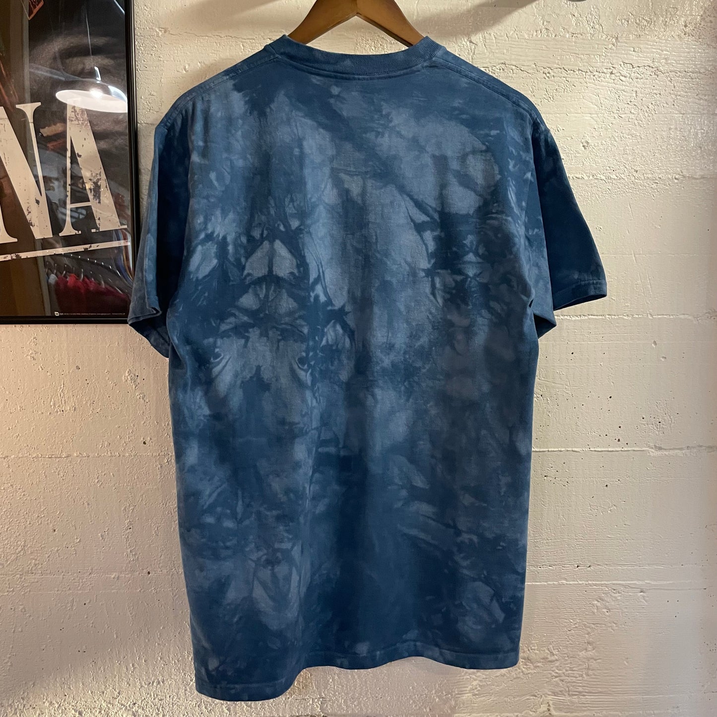 Vintage 2000's The Mountain Pandas By Rock Newcomb Mega Print Tie-Dye T-Shirt - SIze Medium - Printed In USA