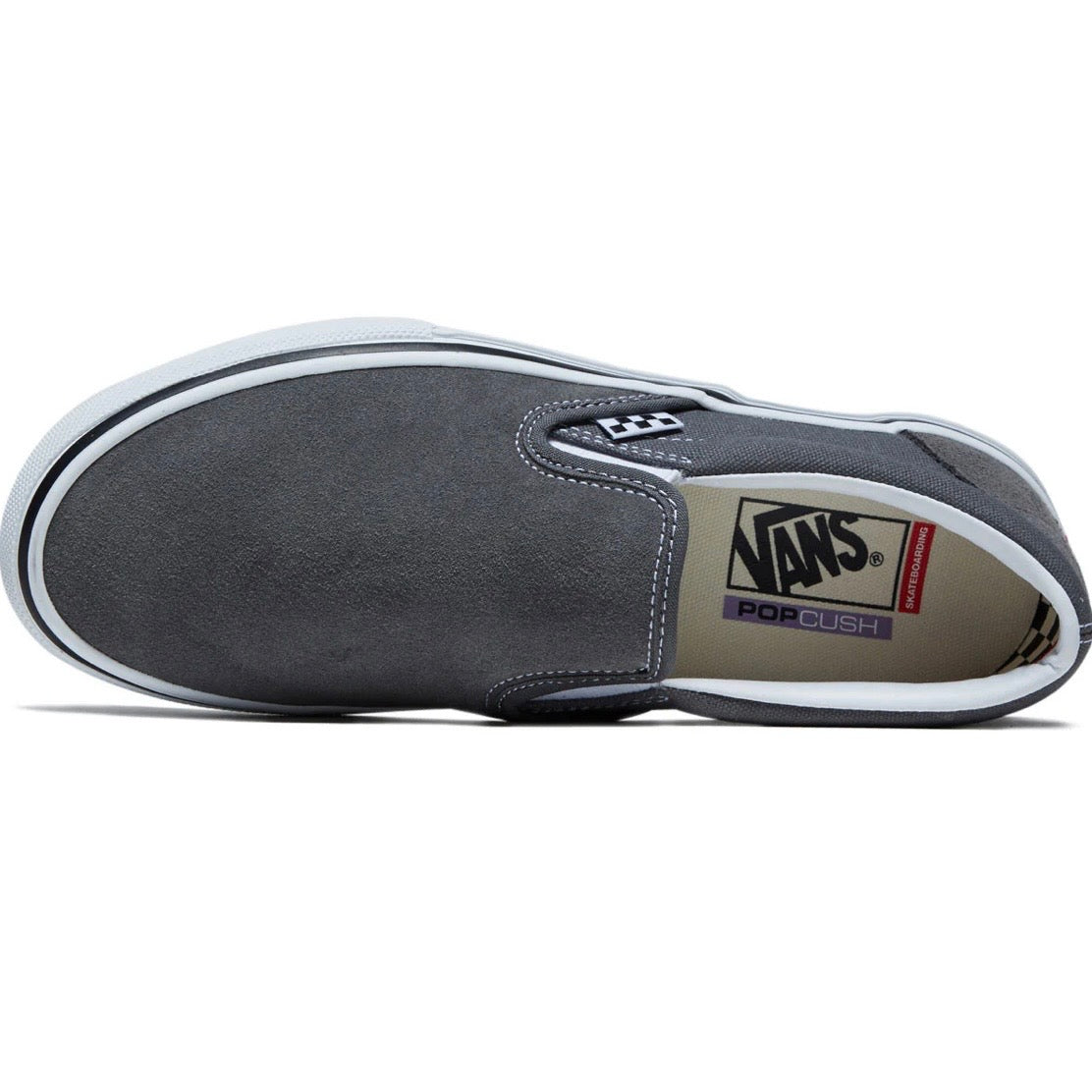 *New* Vans Skate Slip-On Shoe - Size 8.5M/9.5W - Pewter/White - VN0A5FCA1N6