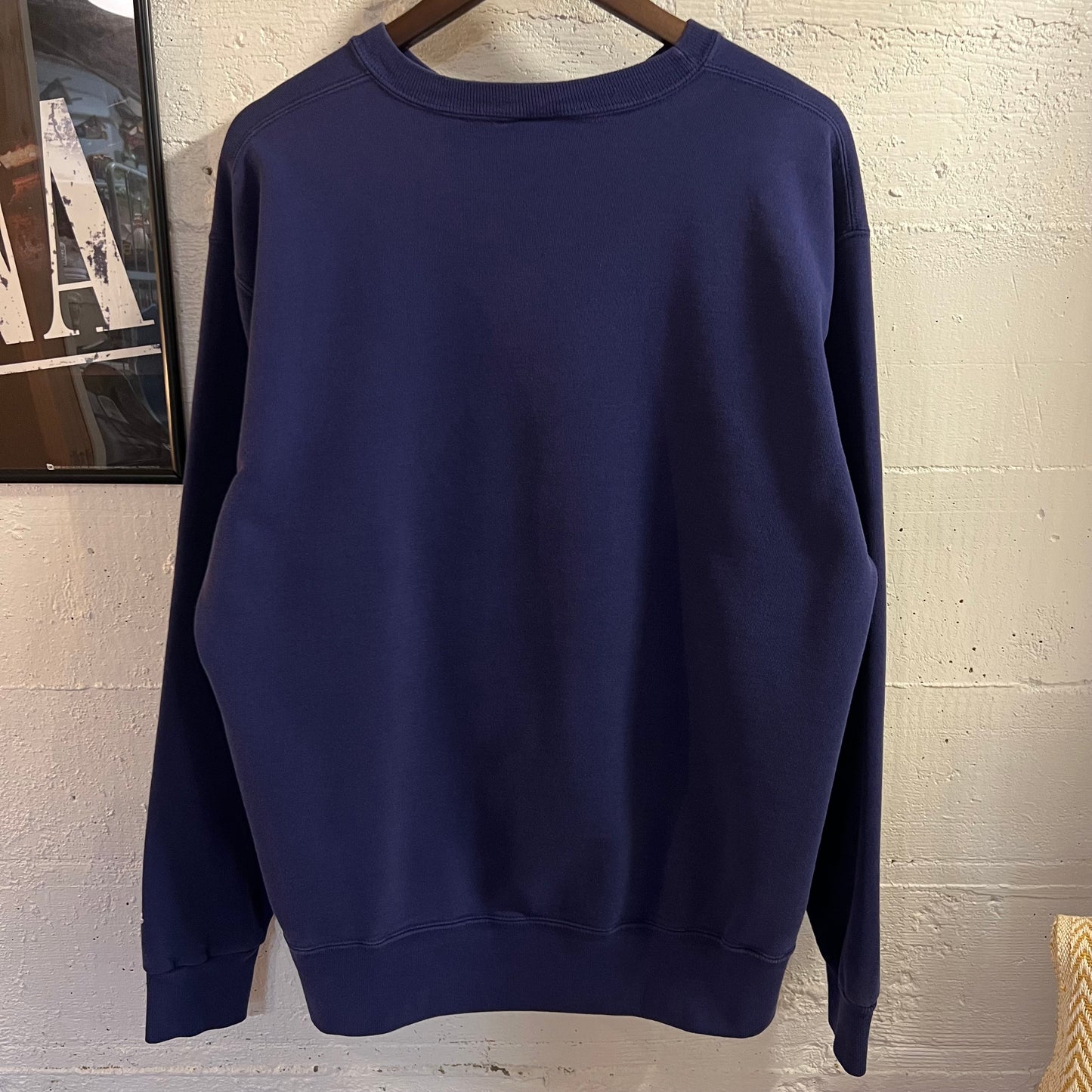 Vintage 90’s Embroidered Champion Crewneck Sweatshirt - Size XL - Made In USA - Blue