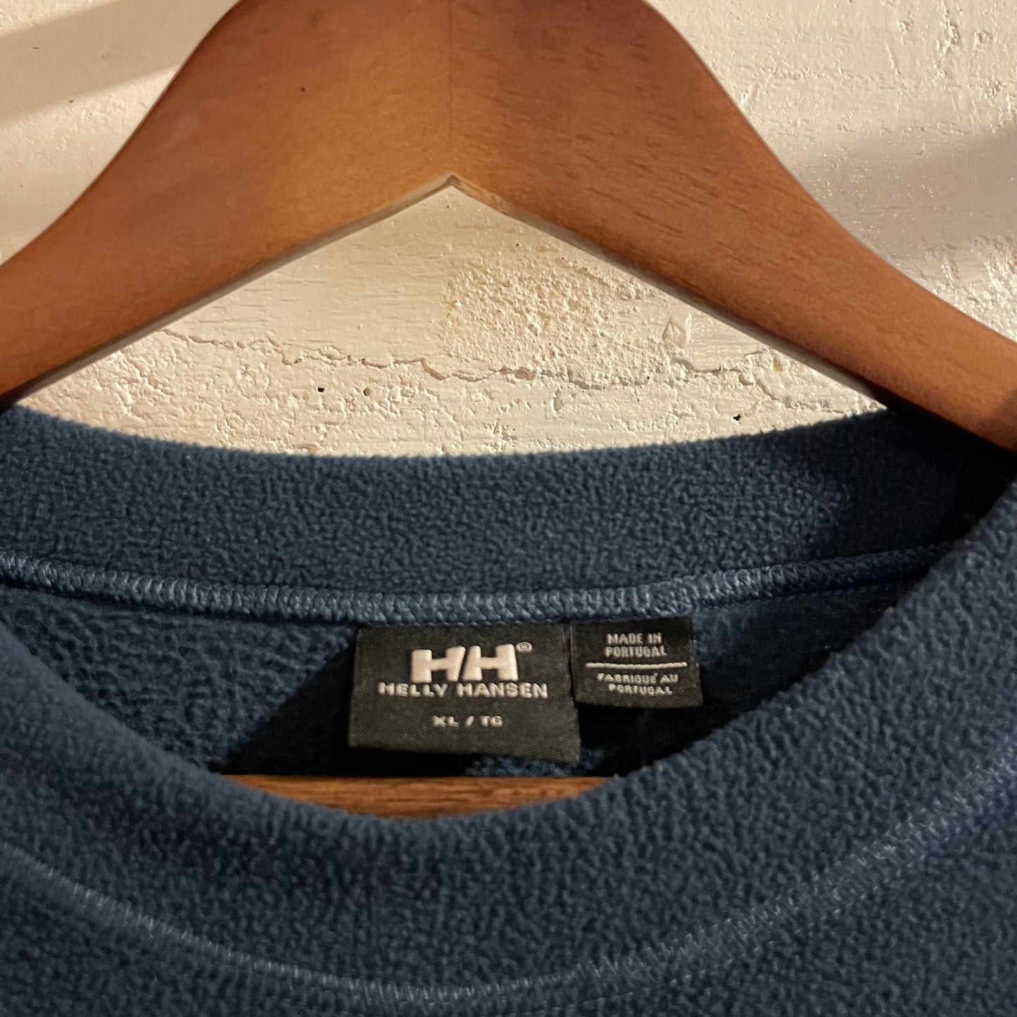 2000’s Embroidered Helly Hansen Fleece Raglan Sleeve Crewneck Sweatshirt - Size XL - Blue