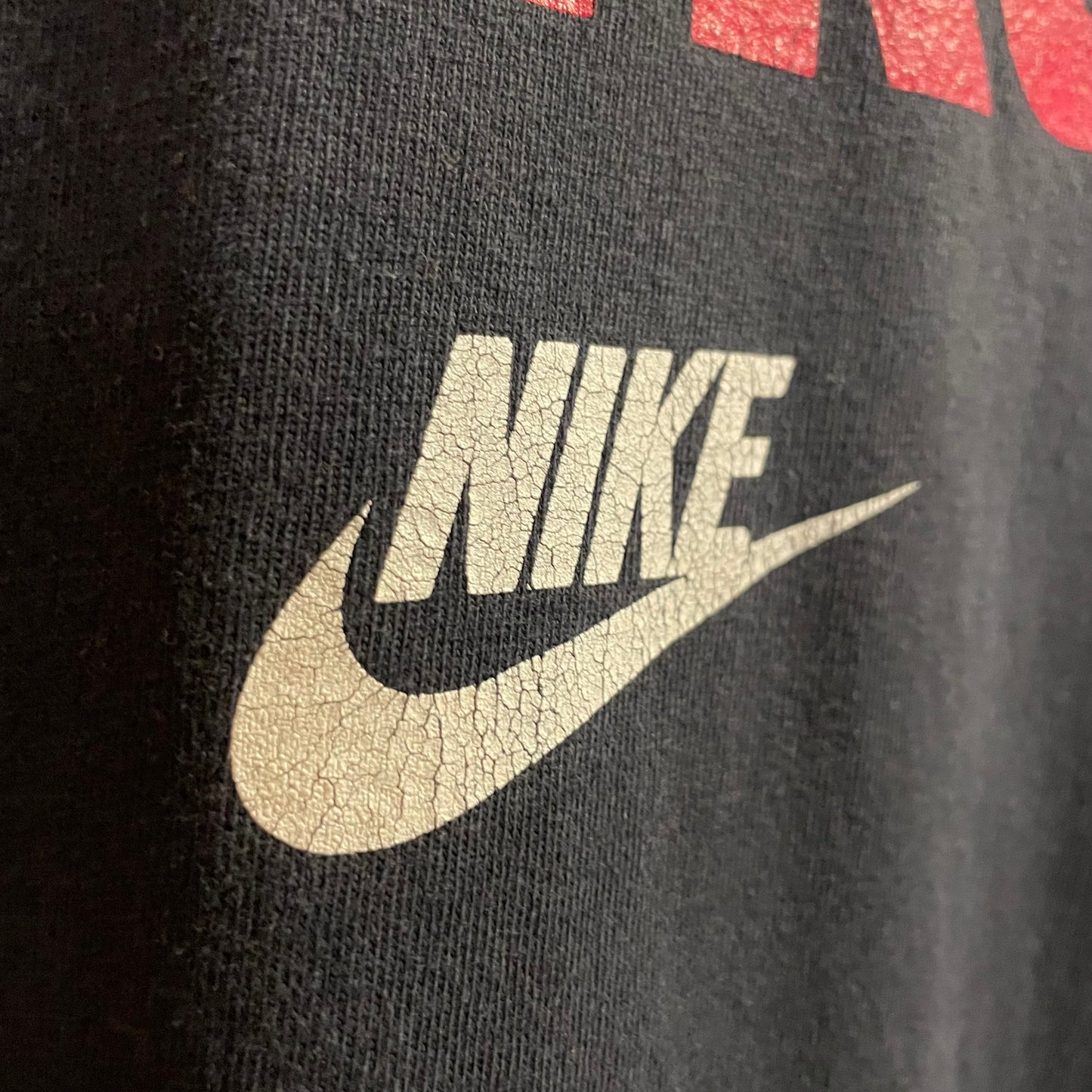 Vintage 2000’s Nike ‘Be True.’ Faded T-Shirt - Size Large - Black/Red/White