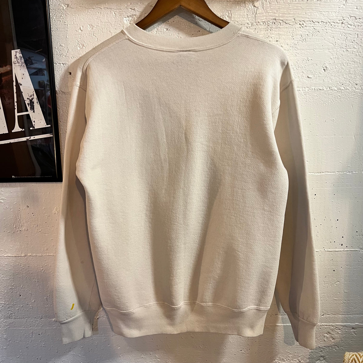 Vintage 90’s Russell Athletic St. Mary’s Crewneck Sweatshirt - Size Medium - Made In USA - White/Navy