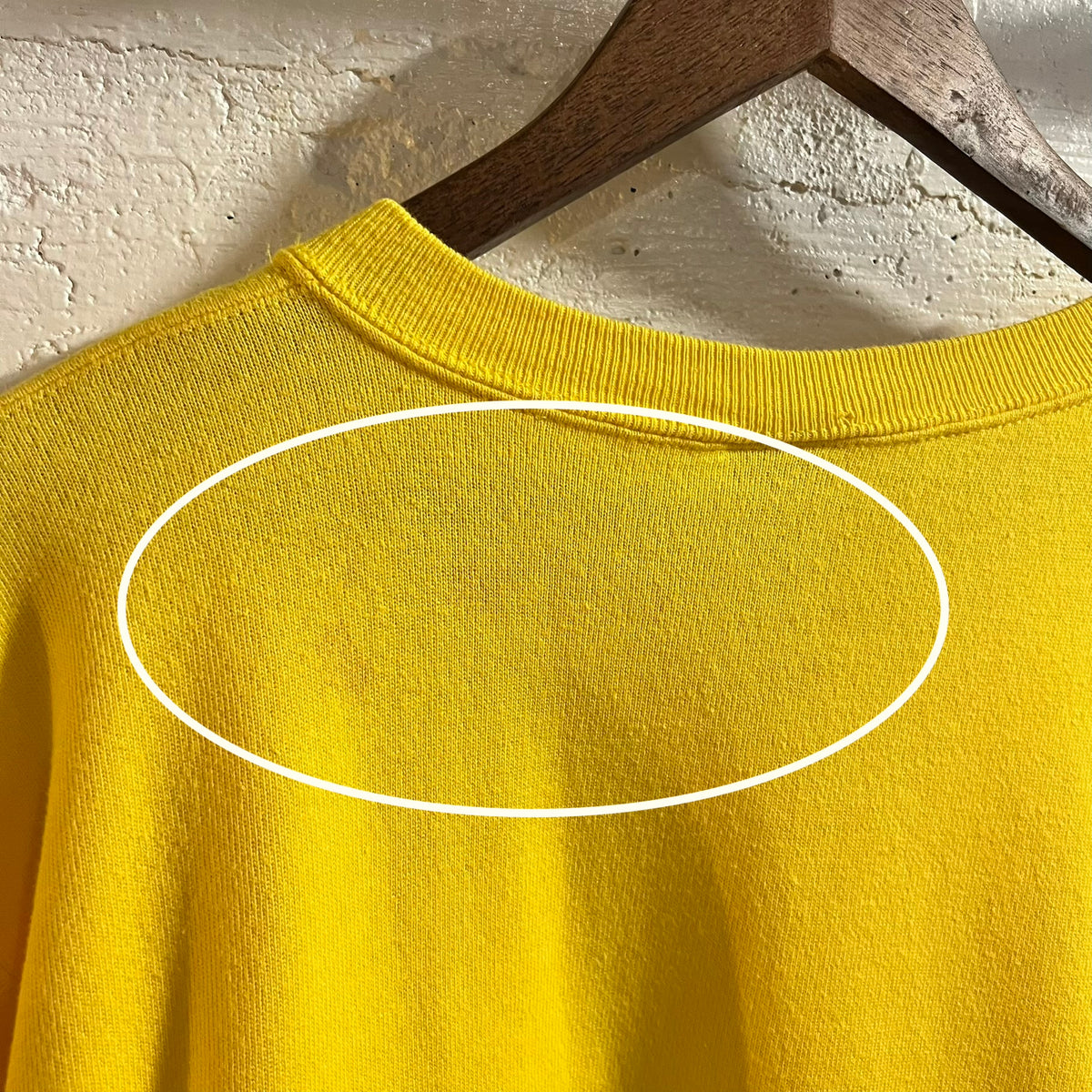 Vintage 80’s Embroidered Champion Crewneck Sweatshirt - Size Large - Made In USA - Yellow