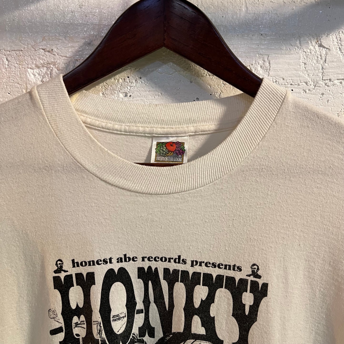 Vintage Rare Late 90's Honky Jeff Pinkus Single Stitch Band T-Shirt - Size XL - White
