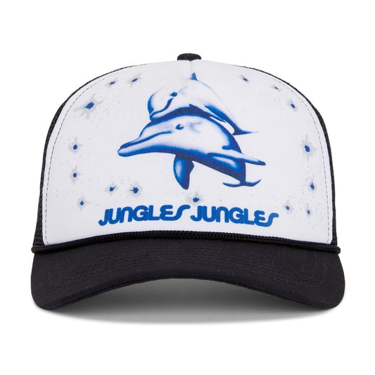 *New* Jungles 'Delfino' Trucker Cap - O/S - Black/Blue