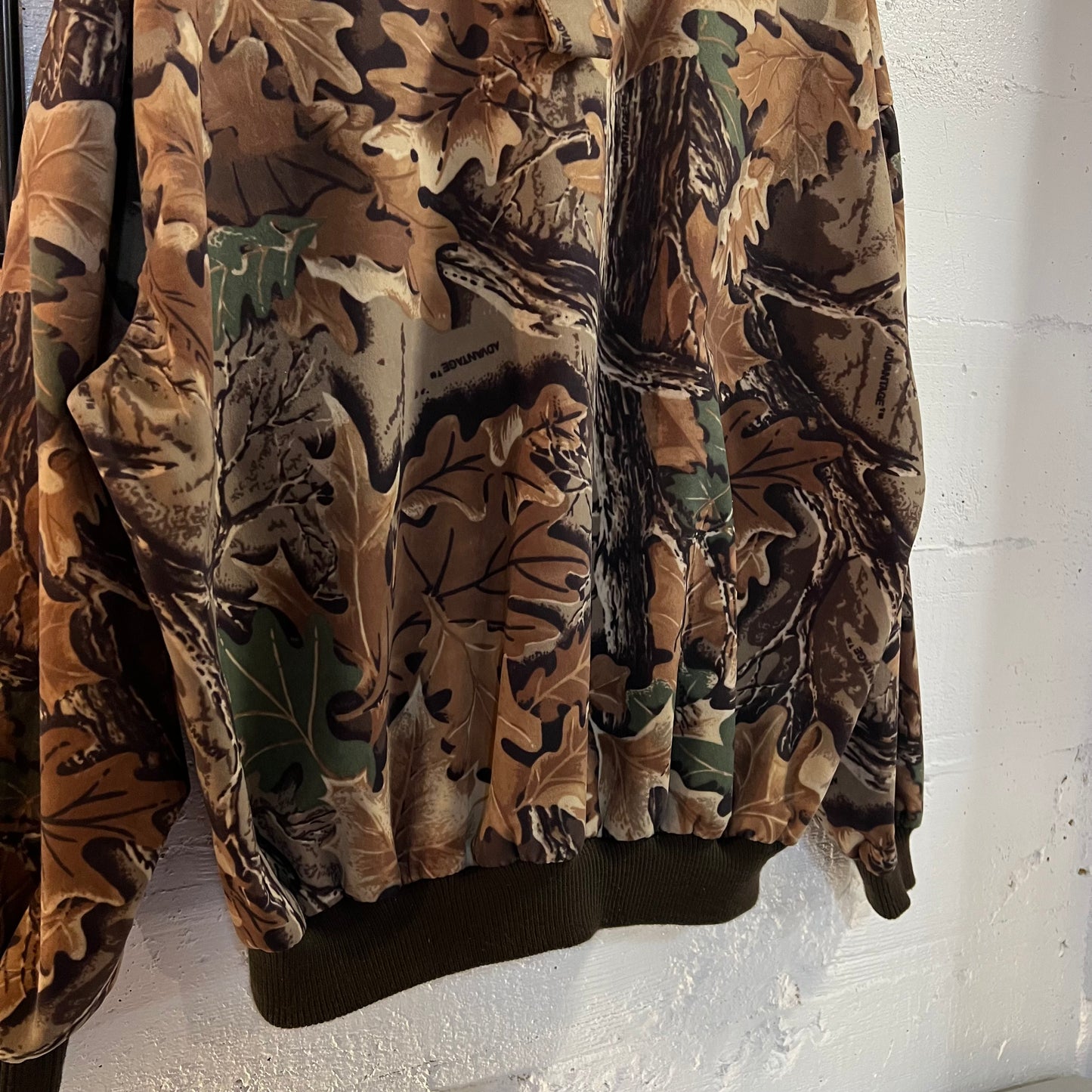 Vintage 90’s Cabela’s Advantage Classic Camo Zip Up Bomber Jacket - Size XL - Made In Canada - Earth Toned