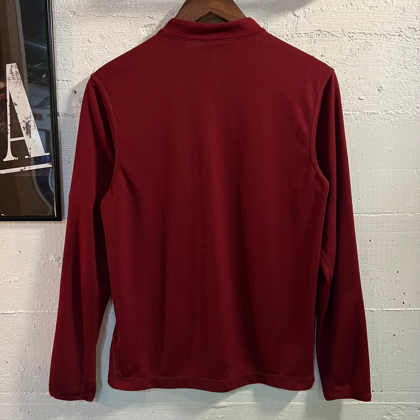 Nike ACG 1 Base Layer Quarter Zip Pullover Athletic Long Sleeve Shirt - Size Small - Maroon
