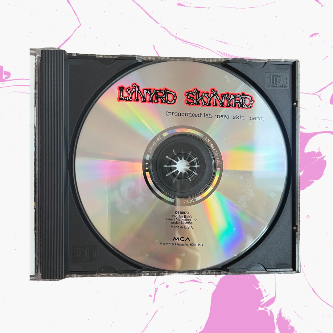 Vintage 1973 Lynyrd Skynyrd ‘Pronounced ‘Lěh-‘Nérd ‘Skin-‘Nérd’ CD