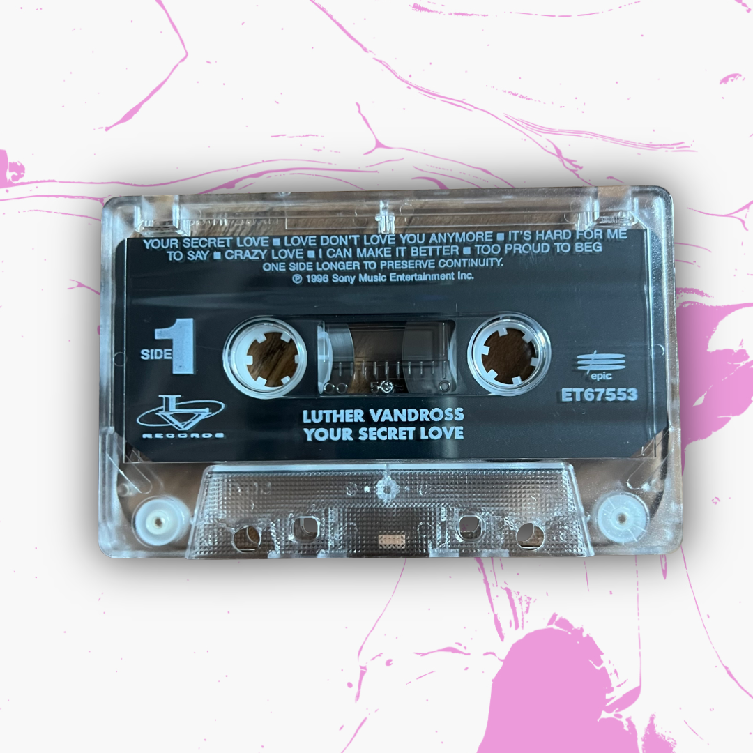 Vintage 1996 Luther Vandross ‘Your Secret Love’ Cassette Tape