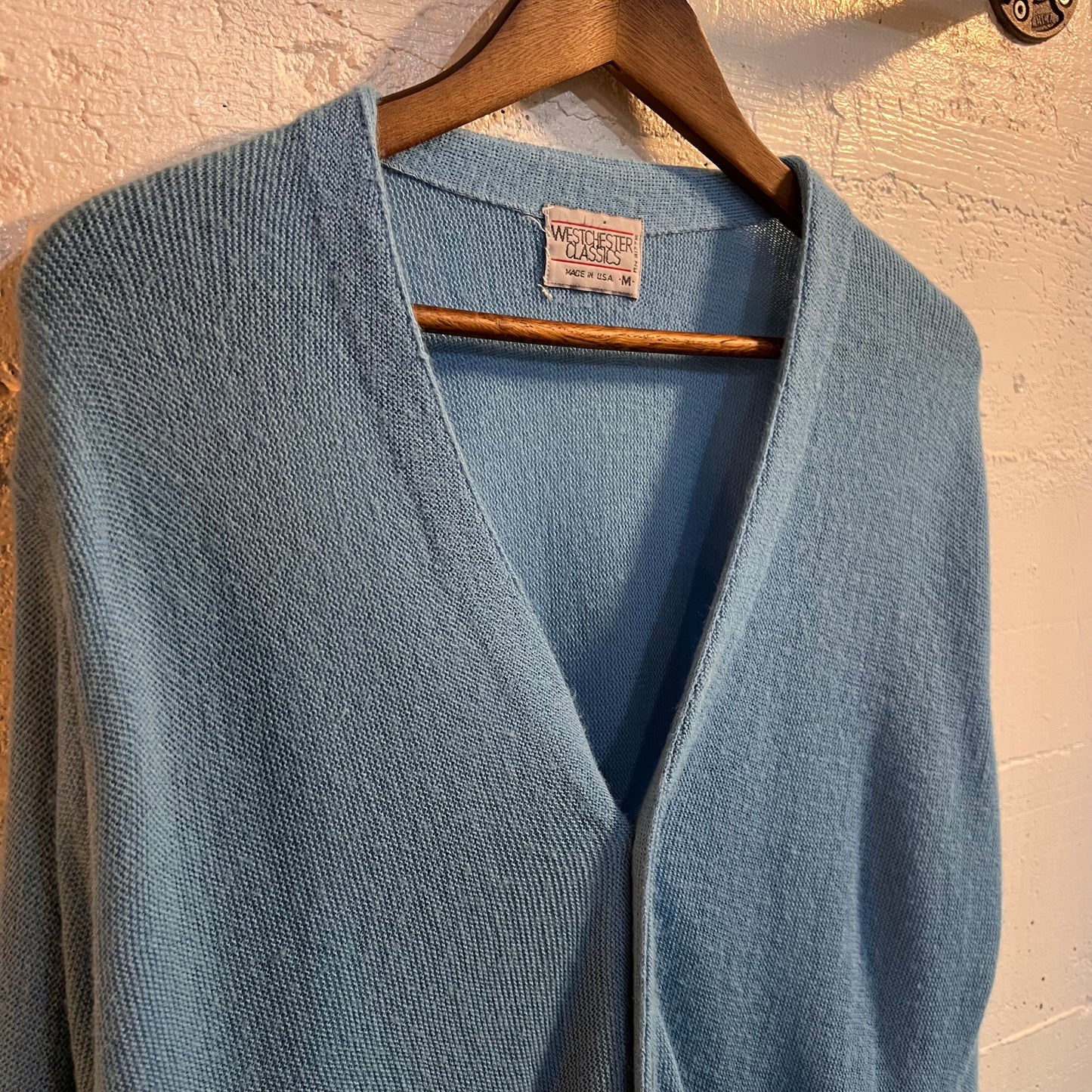 Vintage Westchester Classics Knit Cardigan Sweater - Size Medium - Made In USA