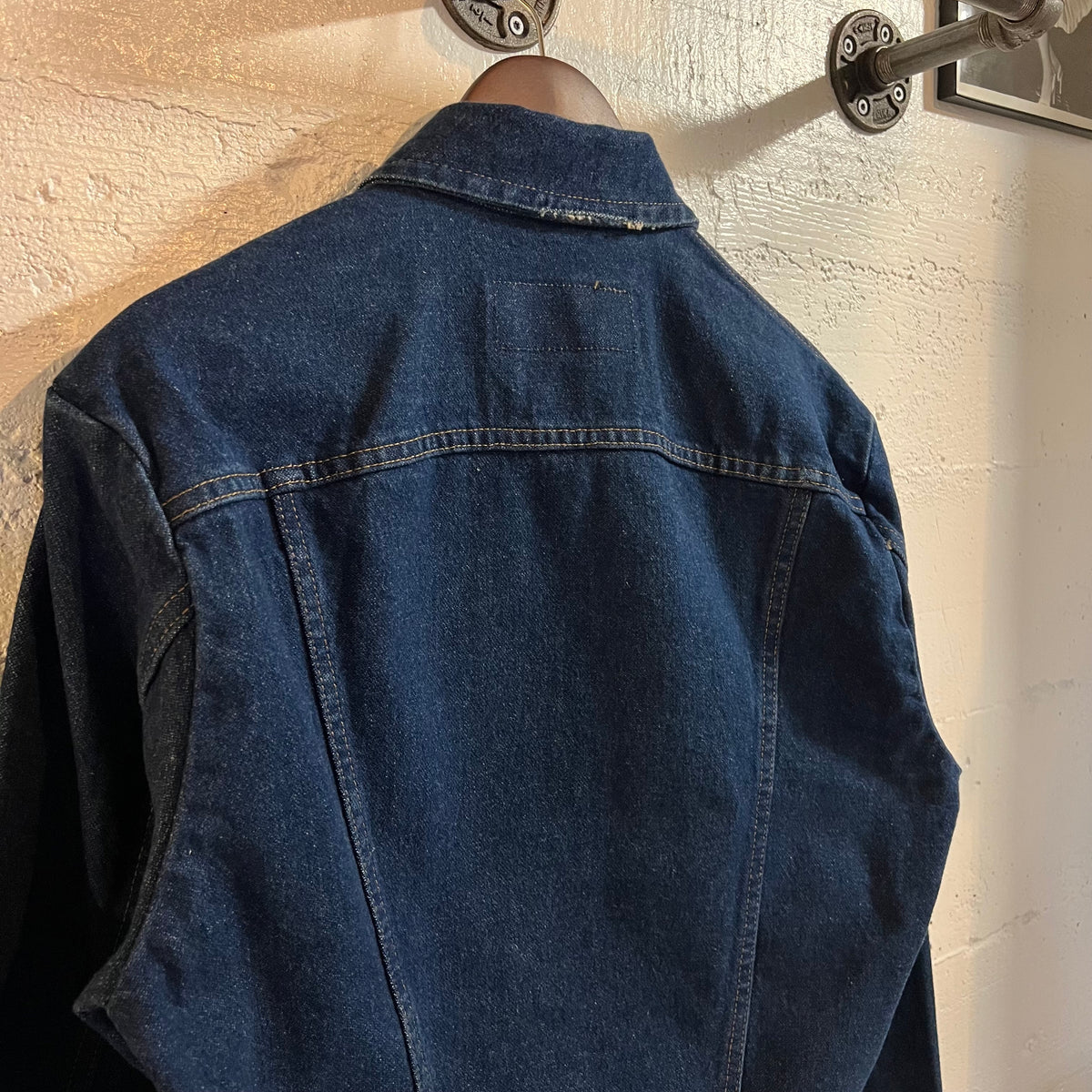 Vintage 2000’s Wrangler Cowboy Cut Unlined Denim Jacket - Size Small - Dark Wash