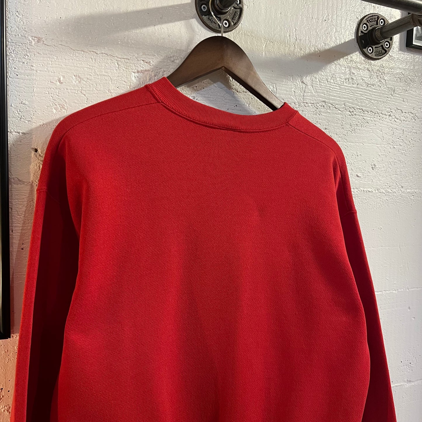 Vintage 90's Ohio State University Buckeyes Discus Athletic Crewneck Sweatshirt - Size Large - Made In USA - Red