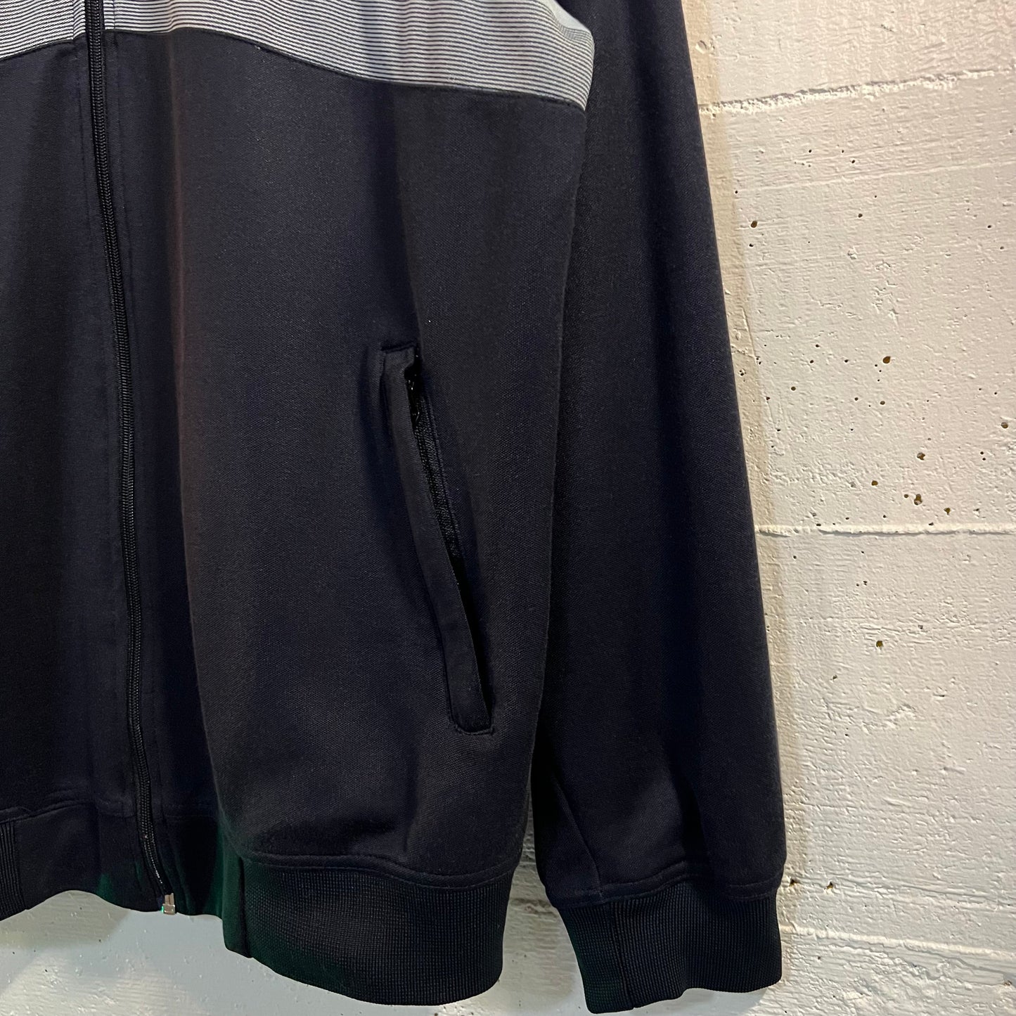 Vintage 2000's Billabong Zip-Up Track Jacket - Size Large - Baby-Blue/Navy/Navy