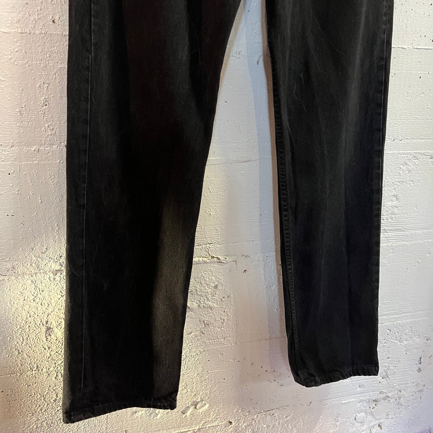 Vintage 90's Levi's 501 Overdyed Black Denim Jeans - Size 33" x 33.5" - Made In USA - Black