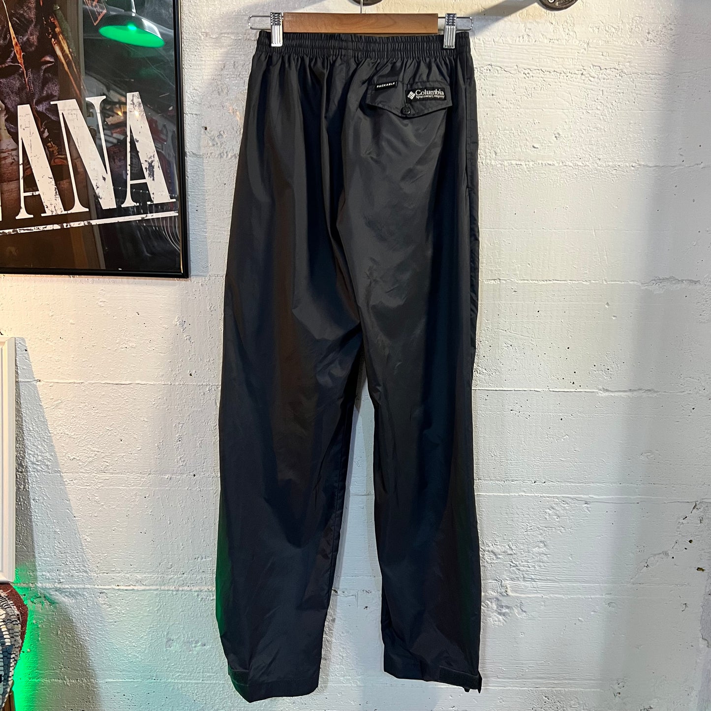 Vintage Columbia Sportswear Women's Packable Waterproof Pants - Size Small - Navy