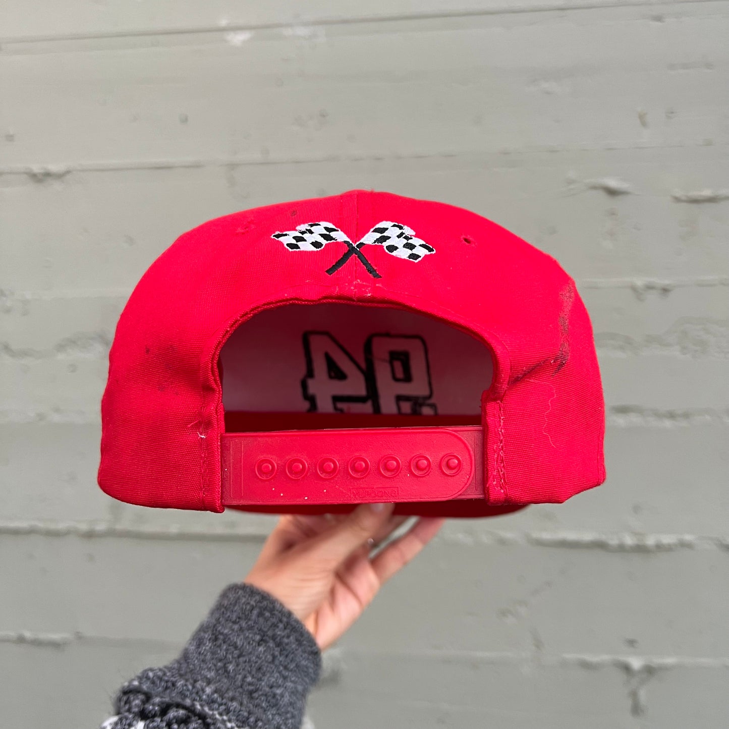 Vintage 90's Bill Elliott #94 Embroidered Nascar Snapback Hat - O/S - Red/Black/White