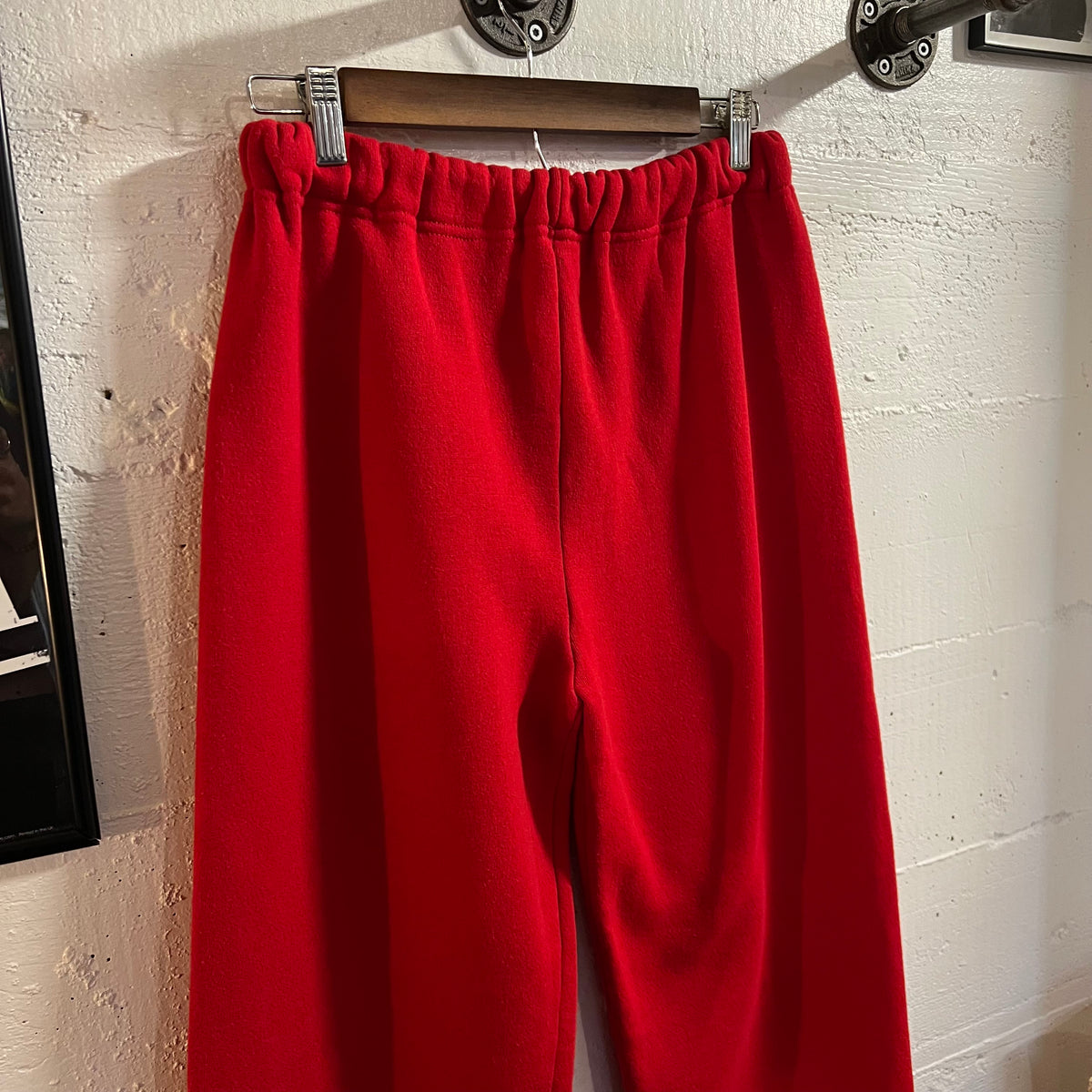 Vintage 80’s Champion Rocky Run Adjustable Waist Sweatpants - Size Small - Made In USA - Red