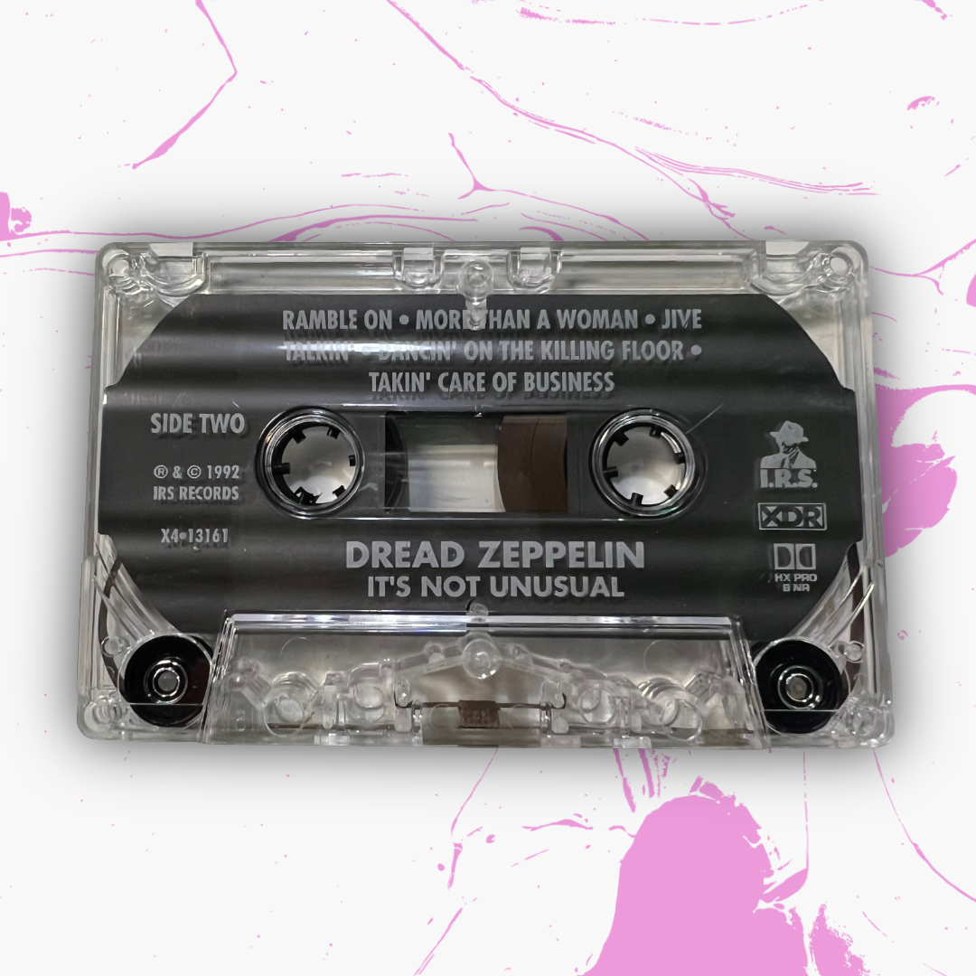Vintage 1992 Dread Zeppelin 'It's Not Unusual' Cassette Tape