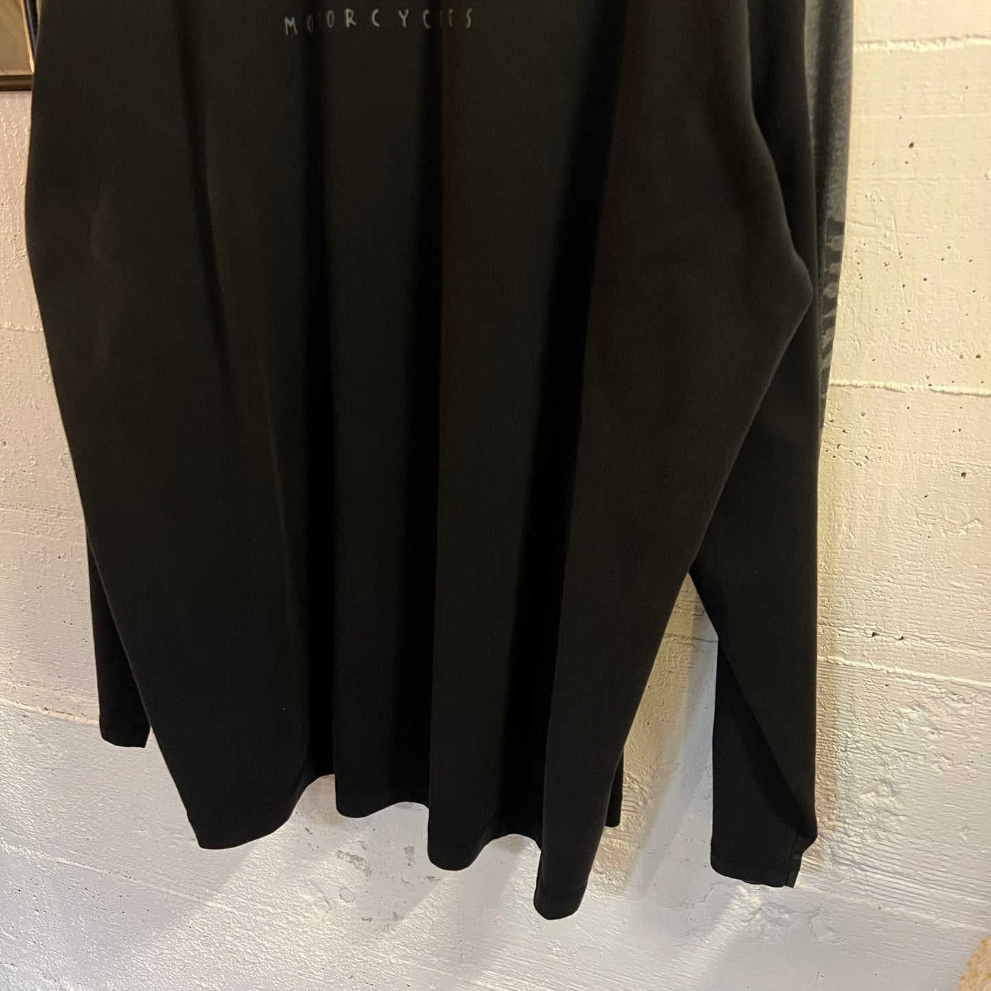 Y2K Harley Davidson Motorcycles Skull Long Sleeve T-Shirt - Size 2XL - Black/Grey