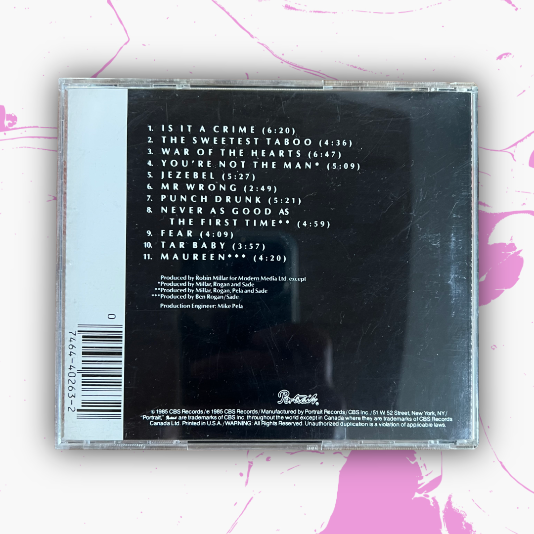 Vintage 1985 Sade ‘Promise’ CD