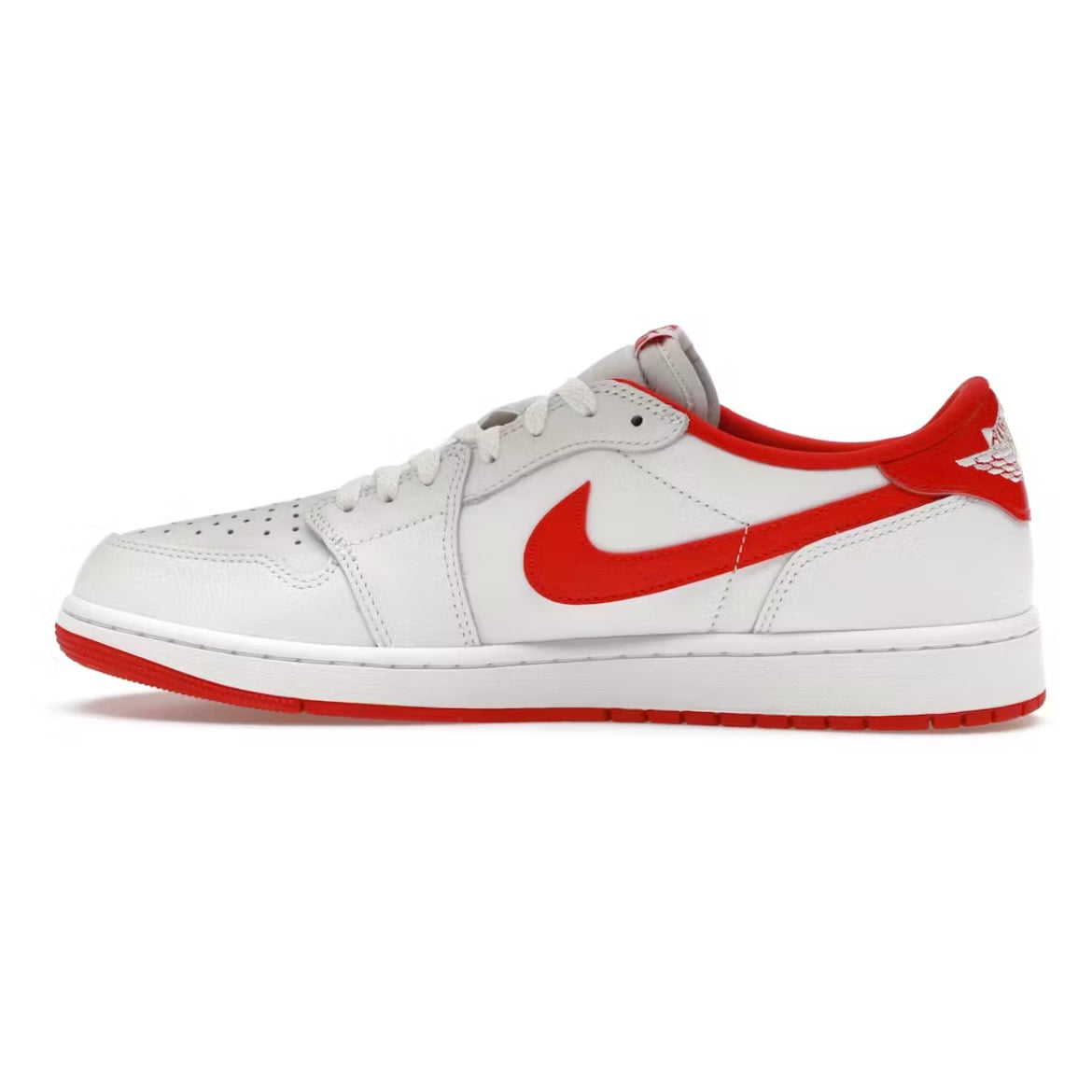 *NEW* Nike Air Jordan 1 Retro Low OG 'University Red' - Size 10M/11.5W - White/University-Red - #CZ0790-161