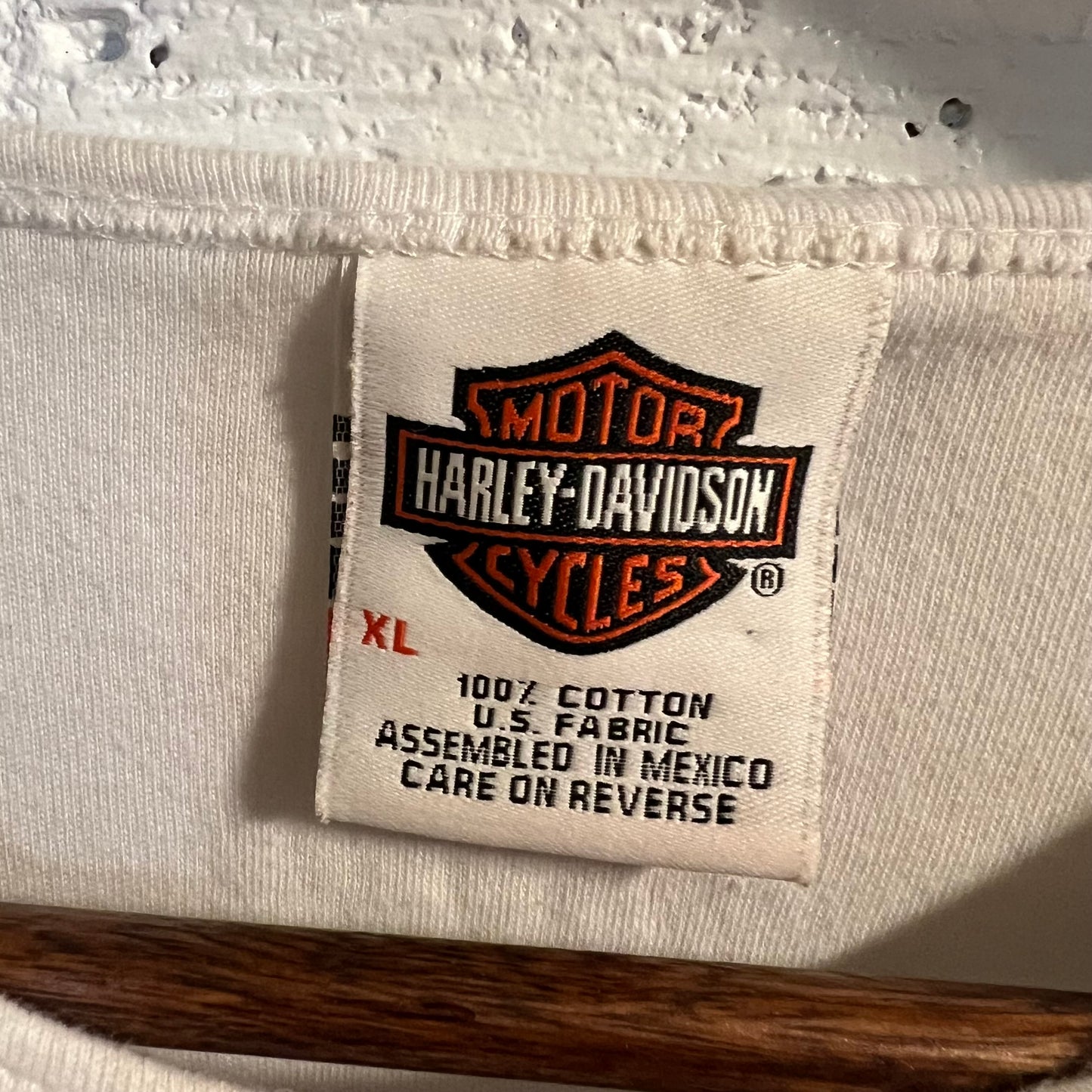 Vintage Y2K Harley Davidson Springfield, IL Women’s T-Shirt - Size XL - White/Silver