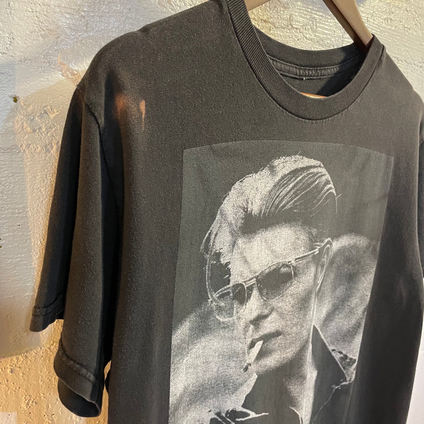 Vintage David Bowie Picture T-Shirt - Size Small - Black/White