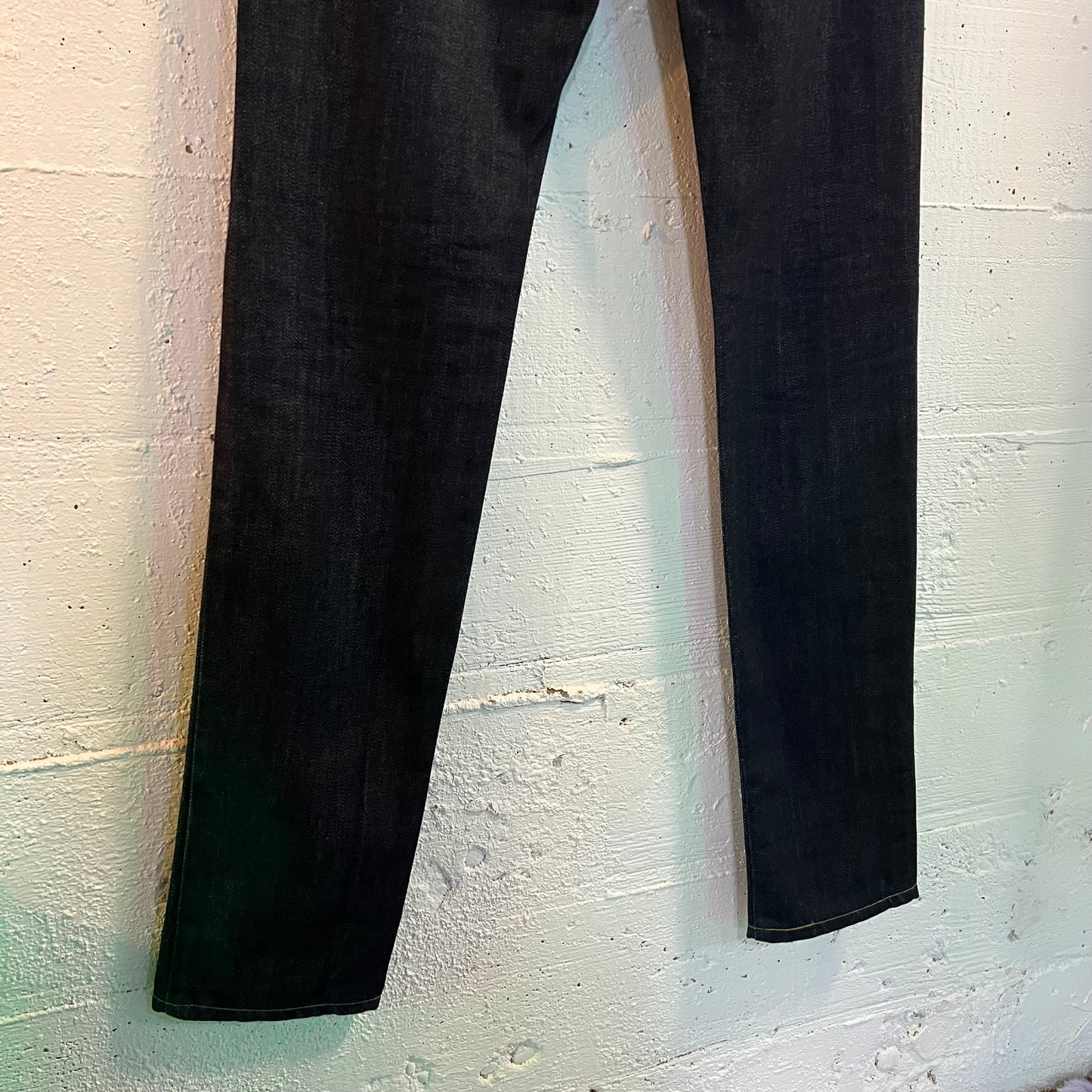 Naked & Famous Super Guy Standard Slub 13.5oz Raw Indigo Japanese Denim Jeans - Size 32" - Dark Indigo - 100% Cotton - Made In Canada