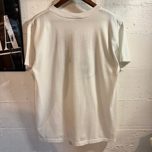Vintage 90’s Funny Route 69 Graphic T-Shirt - Size Large - White/Black/Red