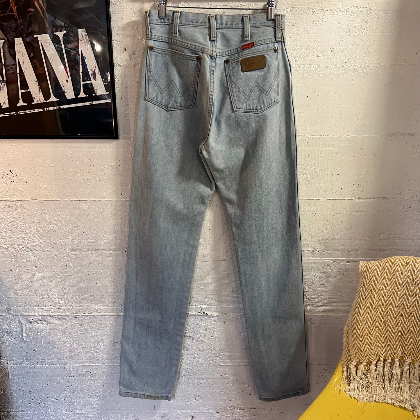 Vintage 90's Wrangler Women's Cowboy Cut 14MWZGB Light Wash Blue Jeans - Size 9 (28"x 34") - Made In USA